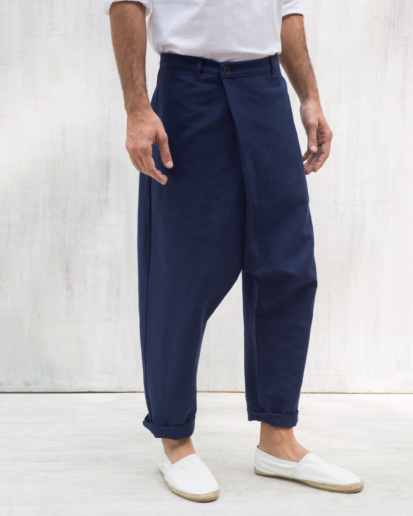 Slouchy Pants - Blue