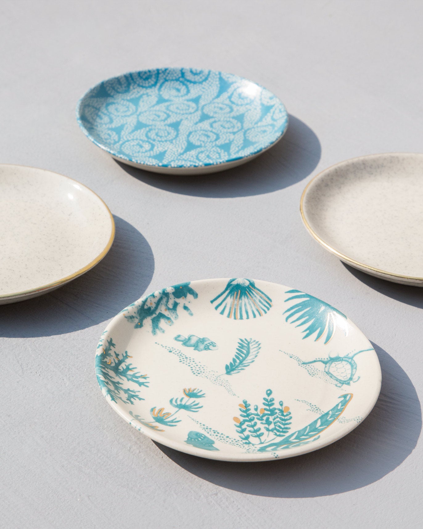 Oceanic Tea Plates (Set of 4)