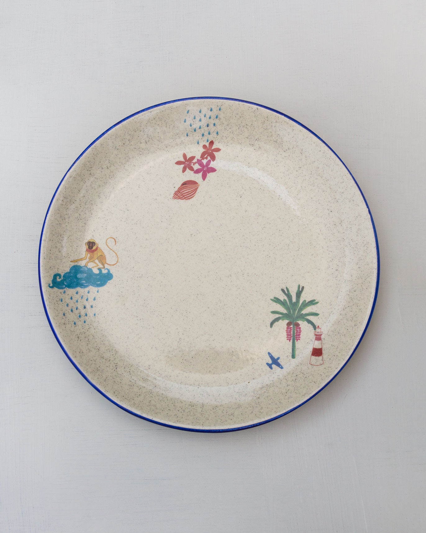 Nancowry Monkey Dinner Plate