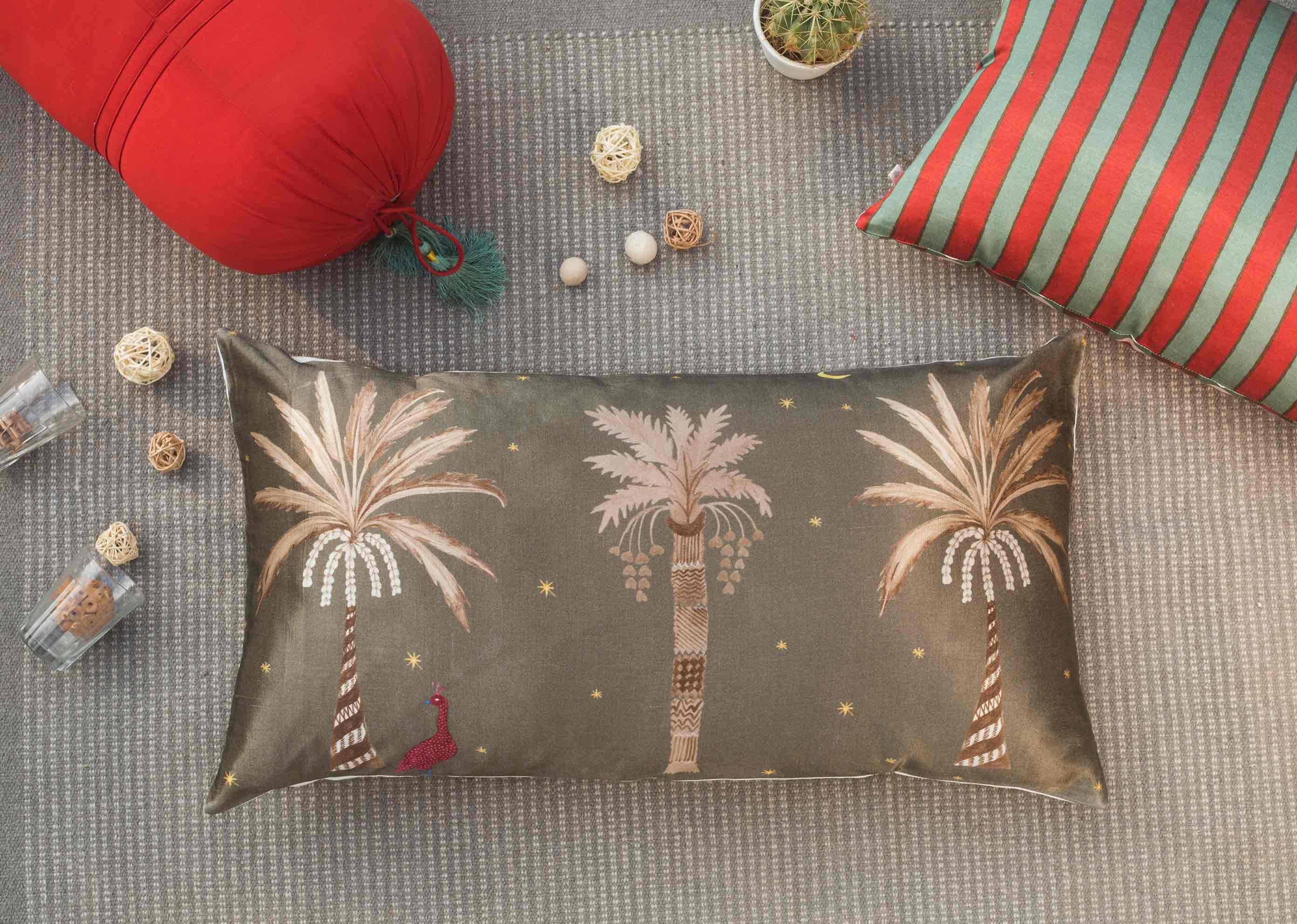 Palm Tree Cushion Cover