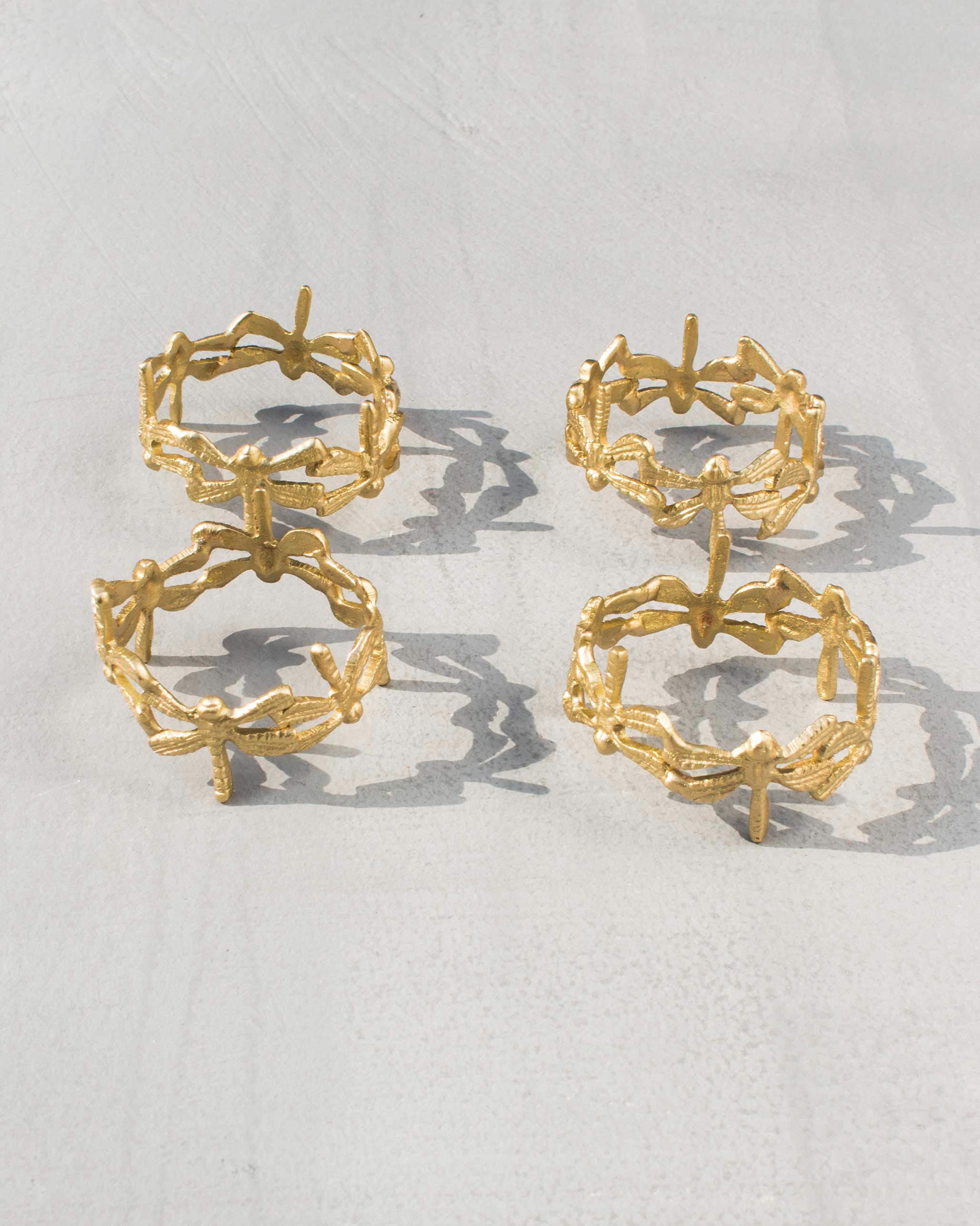 Dragonfly Napkin Rings (Set of 4)