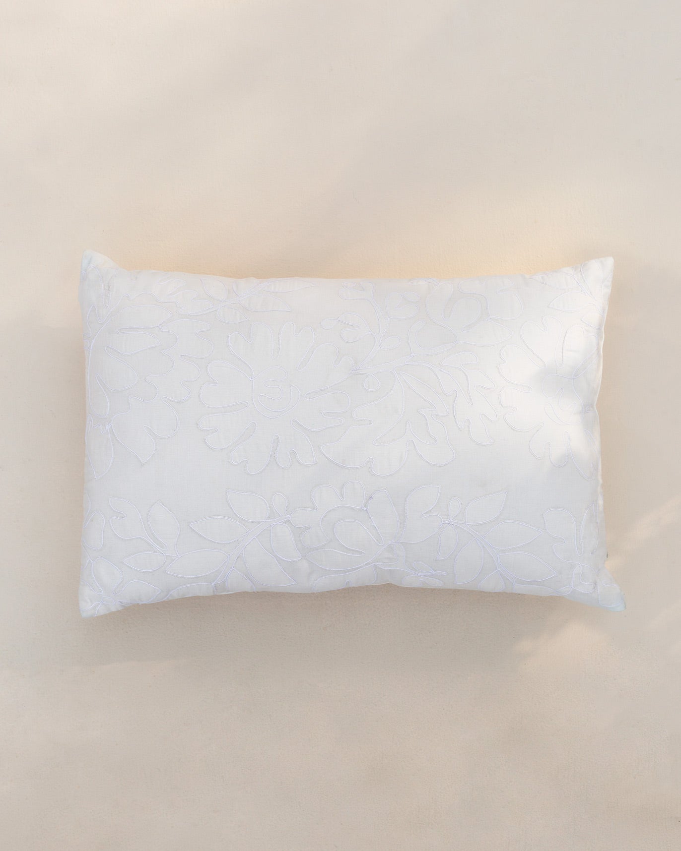Flora Applique Pillow Cover