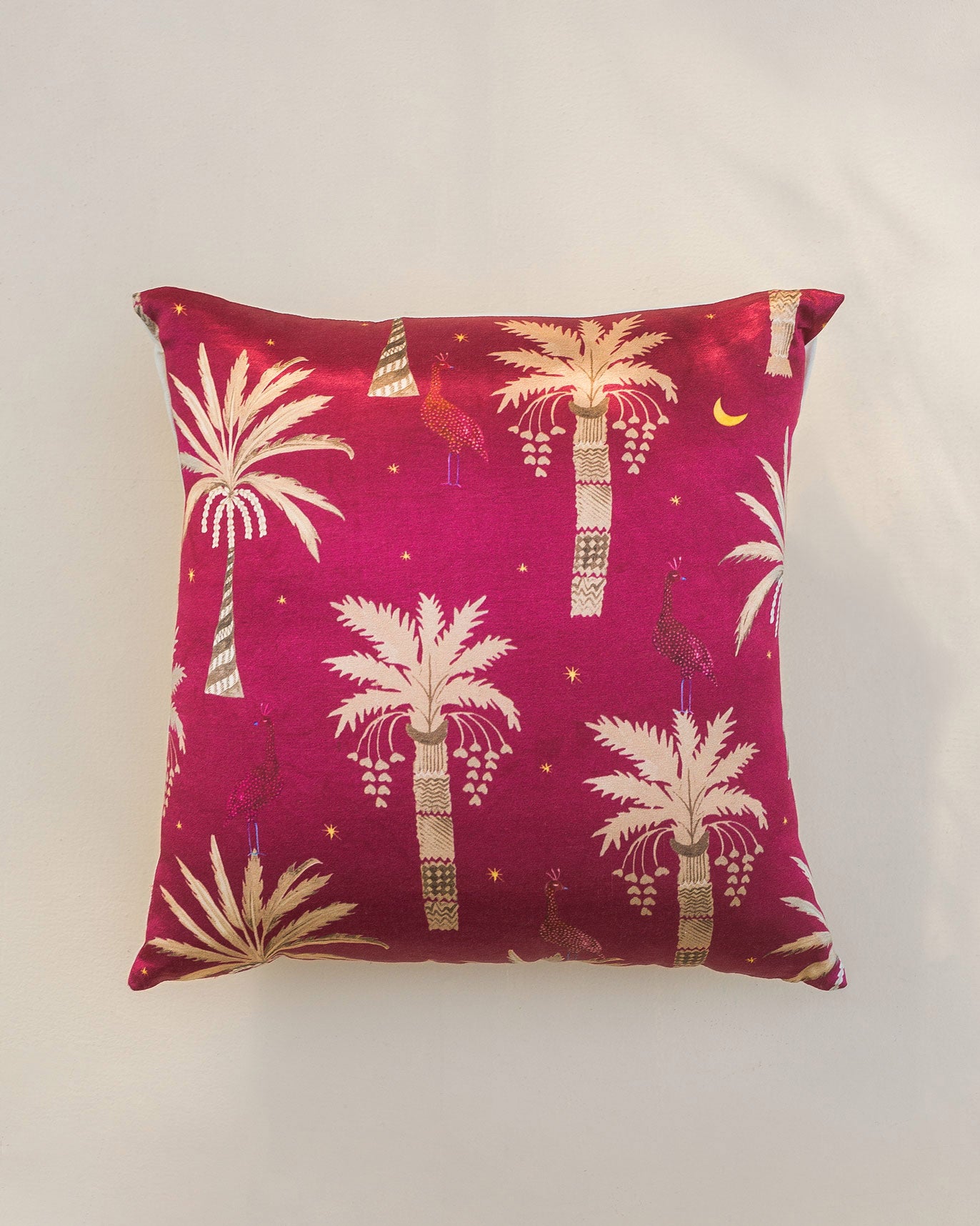 Palm Tree Cushion Cover - Pink