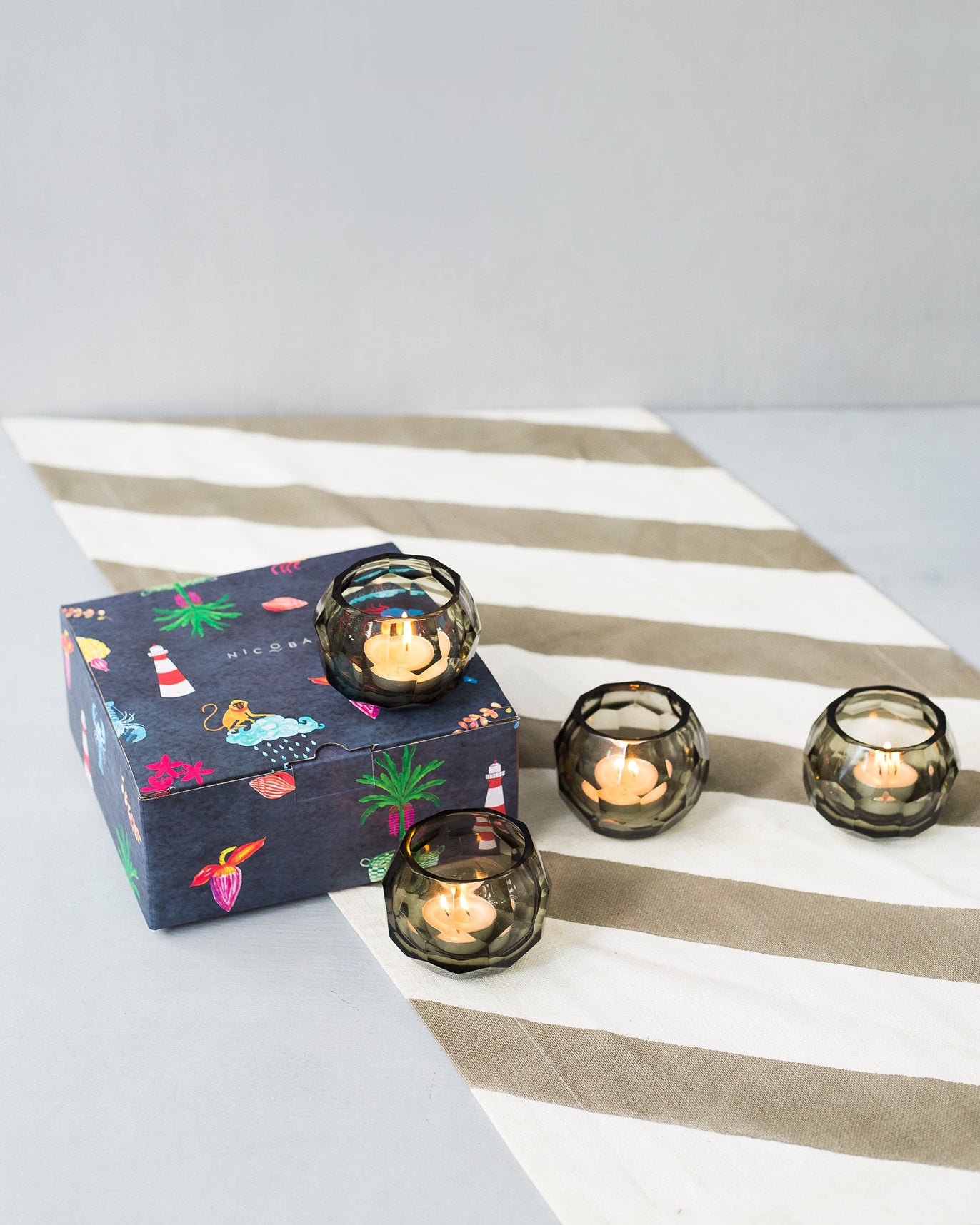 Haze Votives With Scented Tealights (Set of 4)