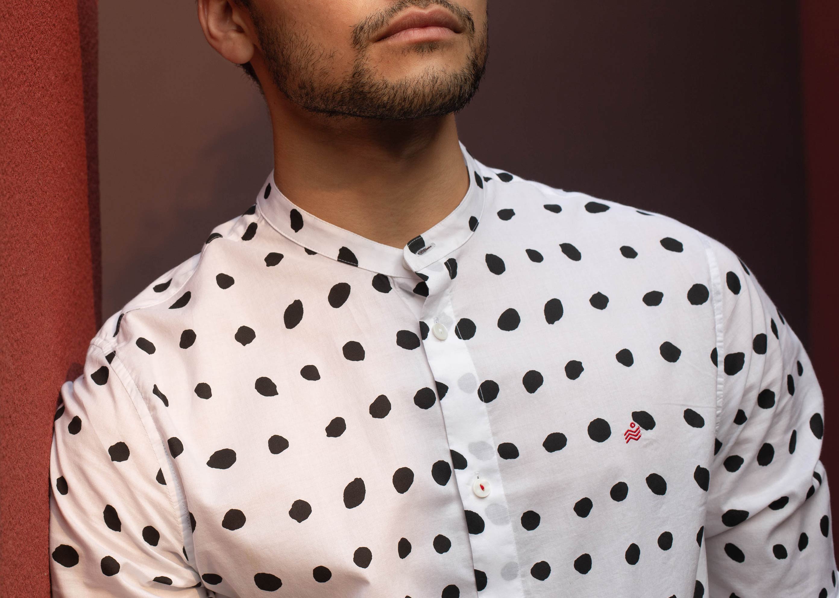 Nawab Shirt - White & Black