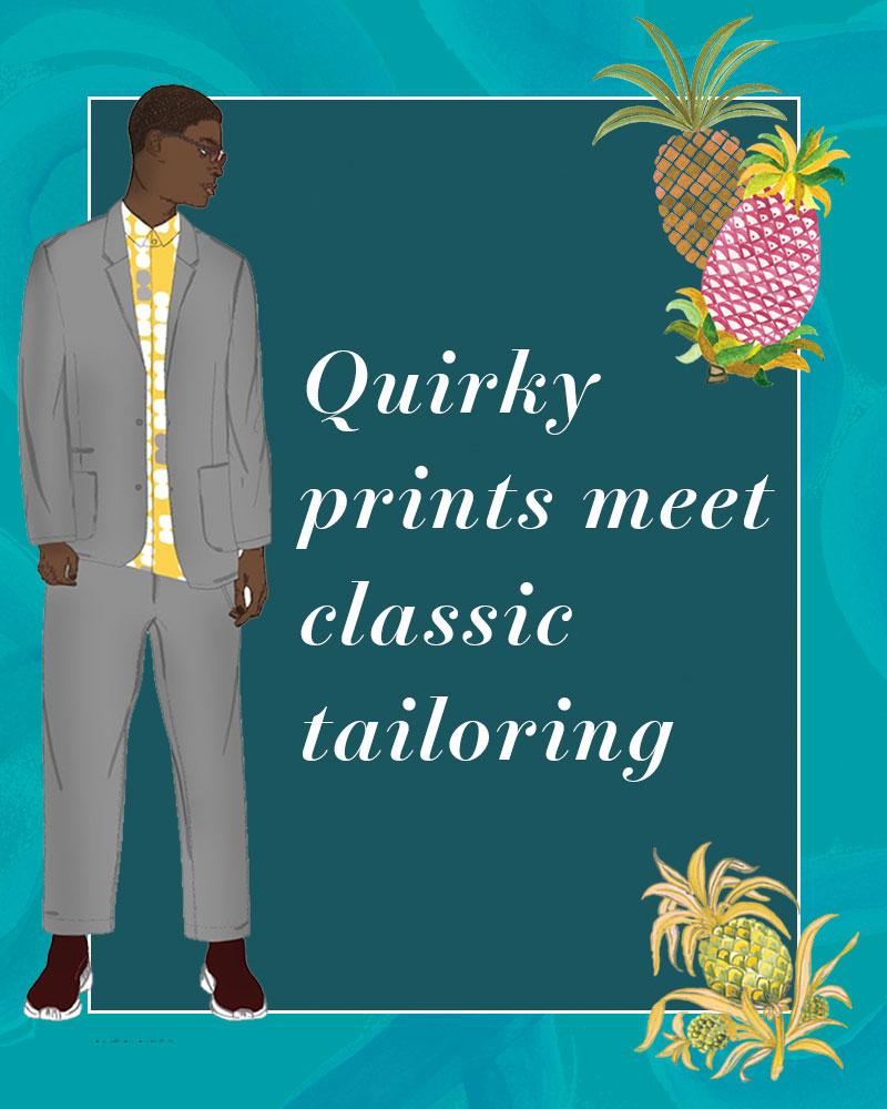 Quirky Prints Meet Classic Tailoring