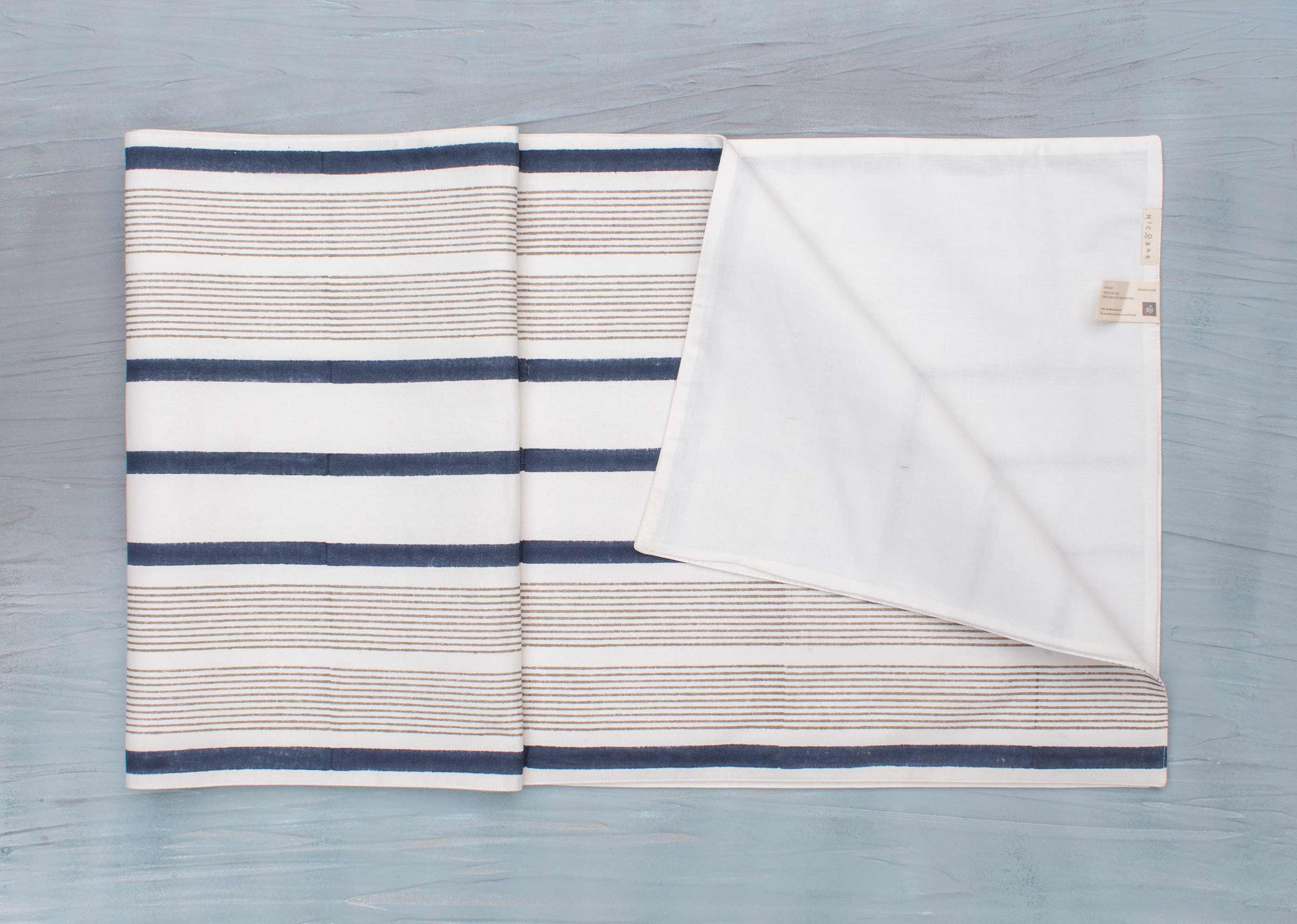 Zanzibar Stripe Runner - Blue