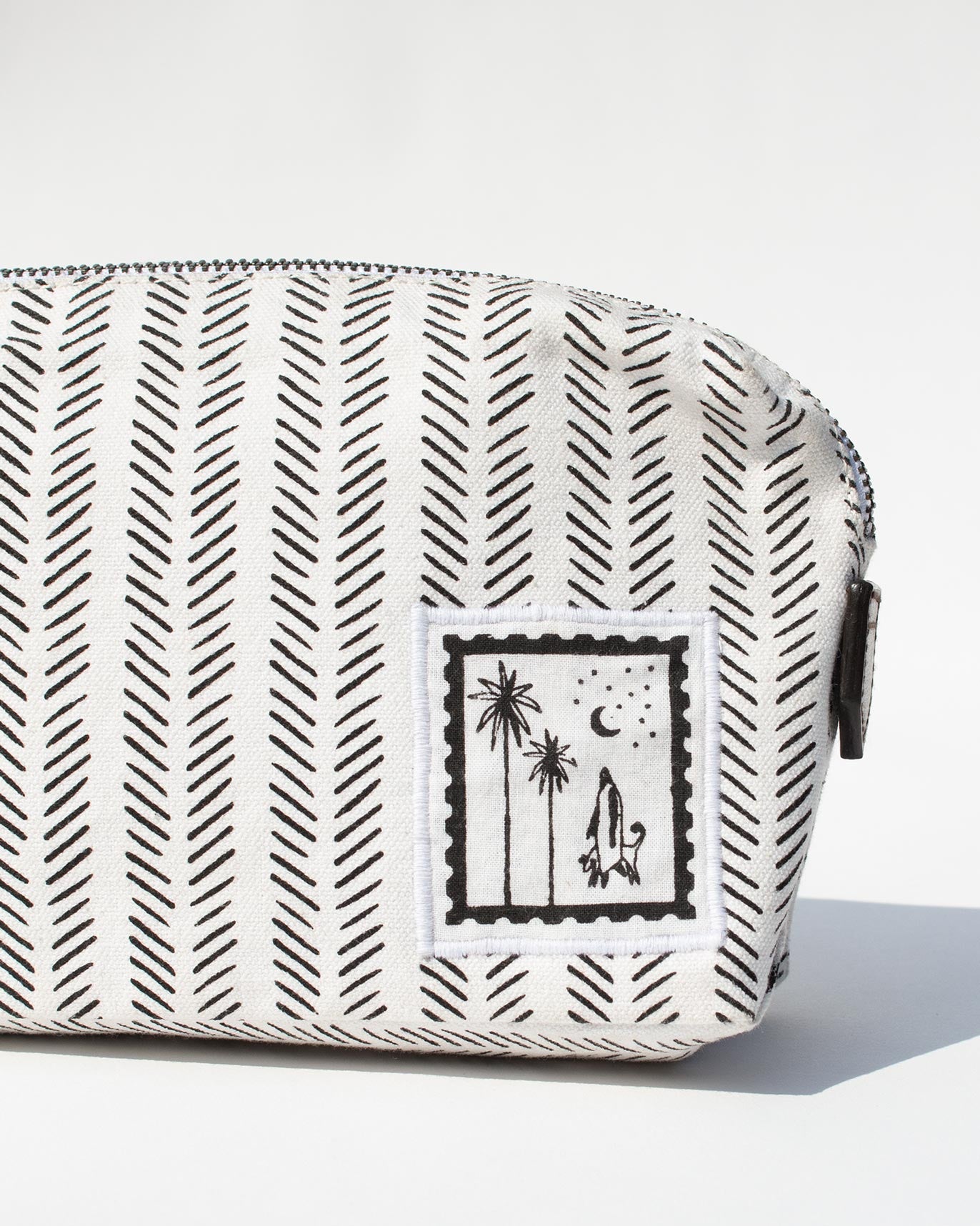 Musafir Make-up Pouch - White
