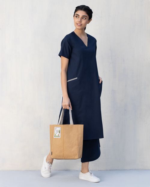 Camper Dress - Indigo