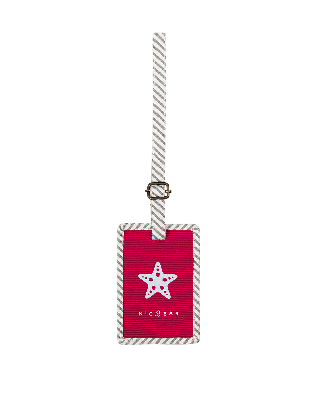 Starfish Bag Tag - Beetroot