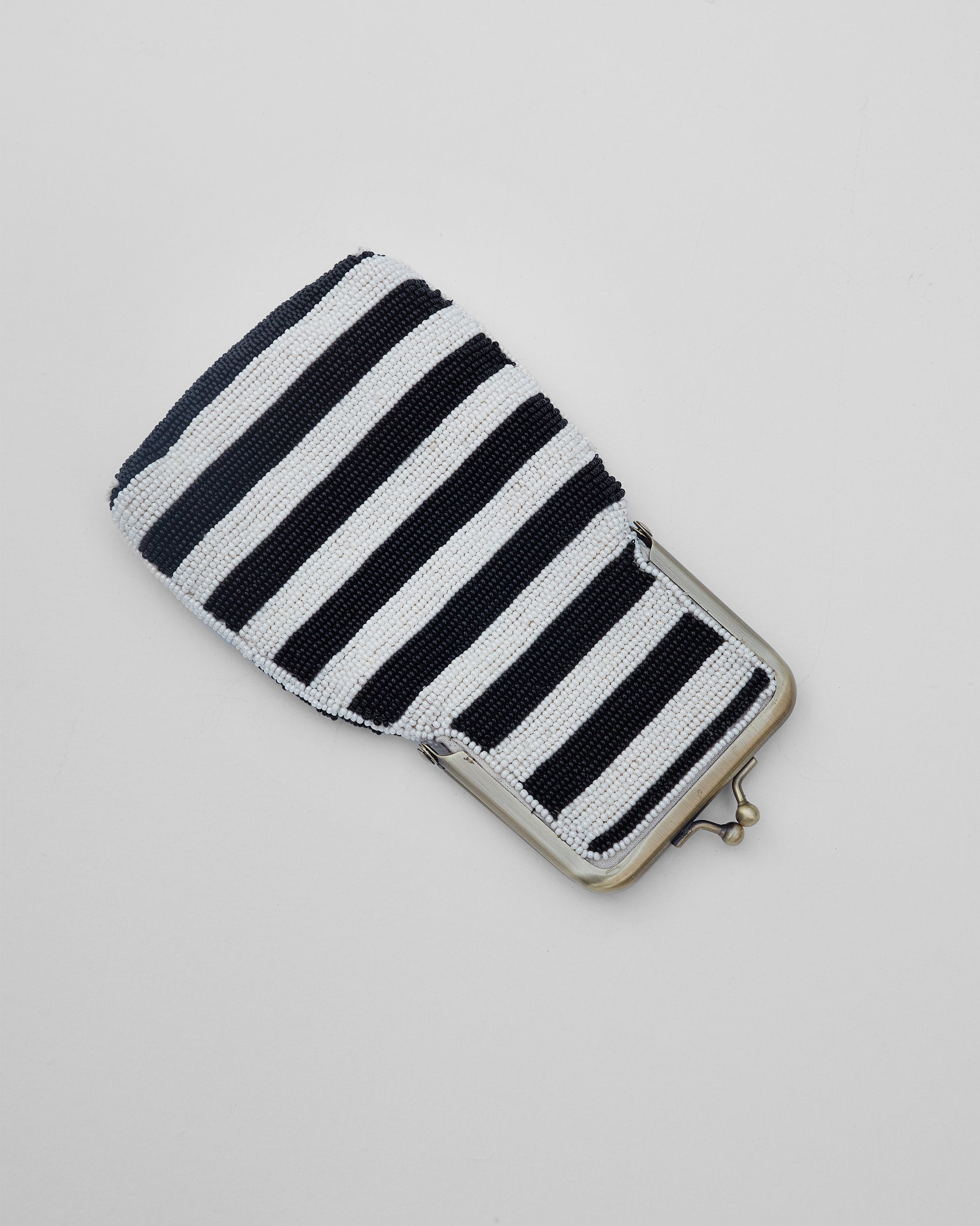 Hana Spectacle Stripe Case - Black & White