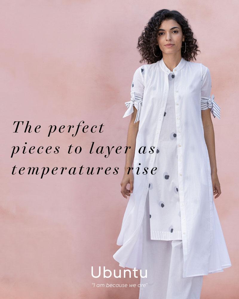 The perfect pieces to layer as temperatures rise