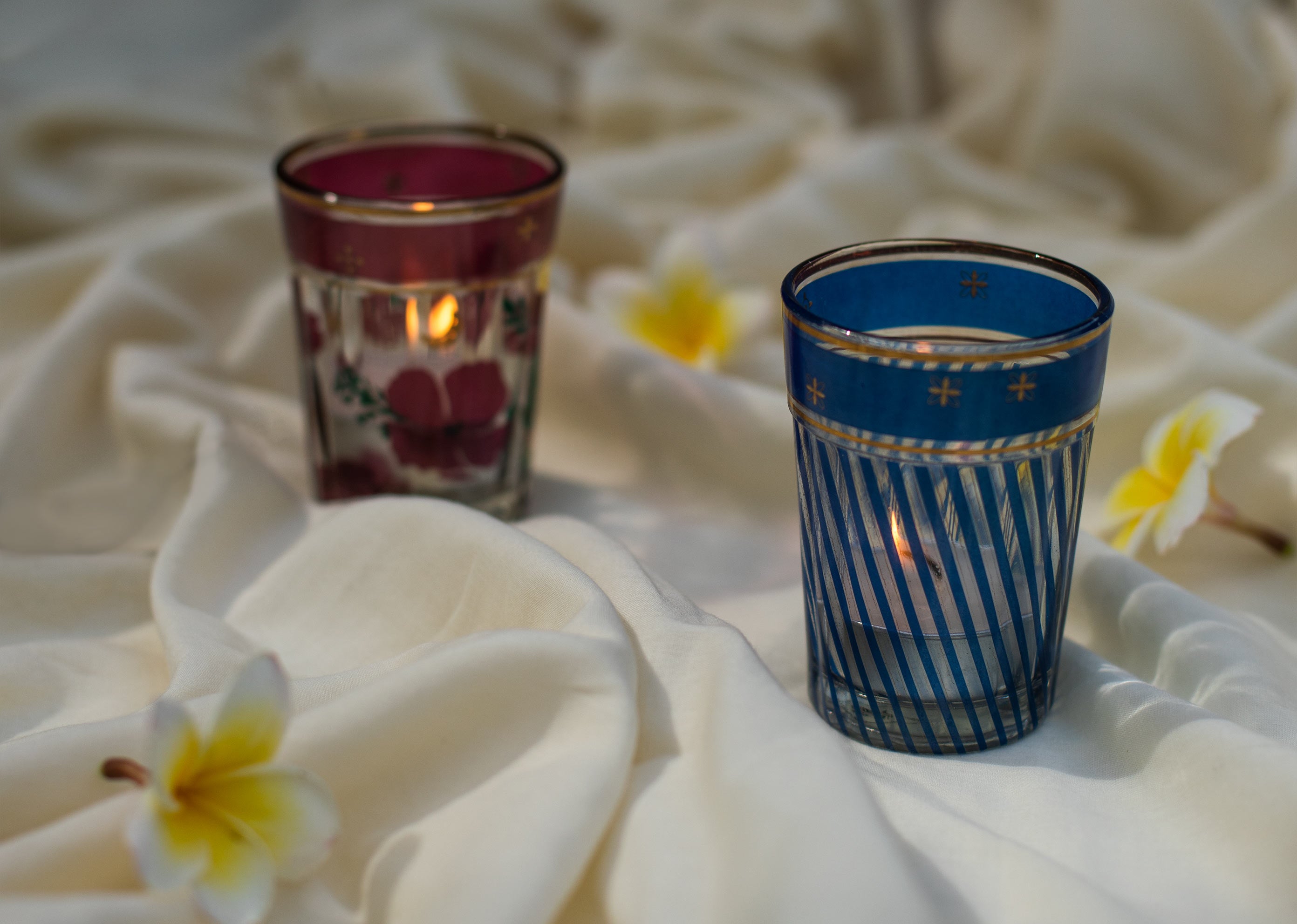 Wonderland Votives and Chai glass (Set of 4)