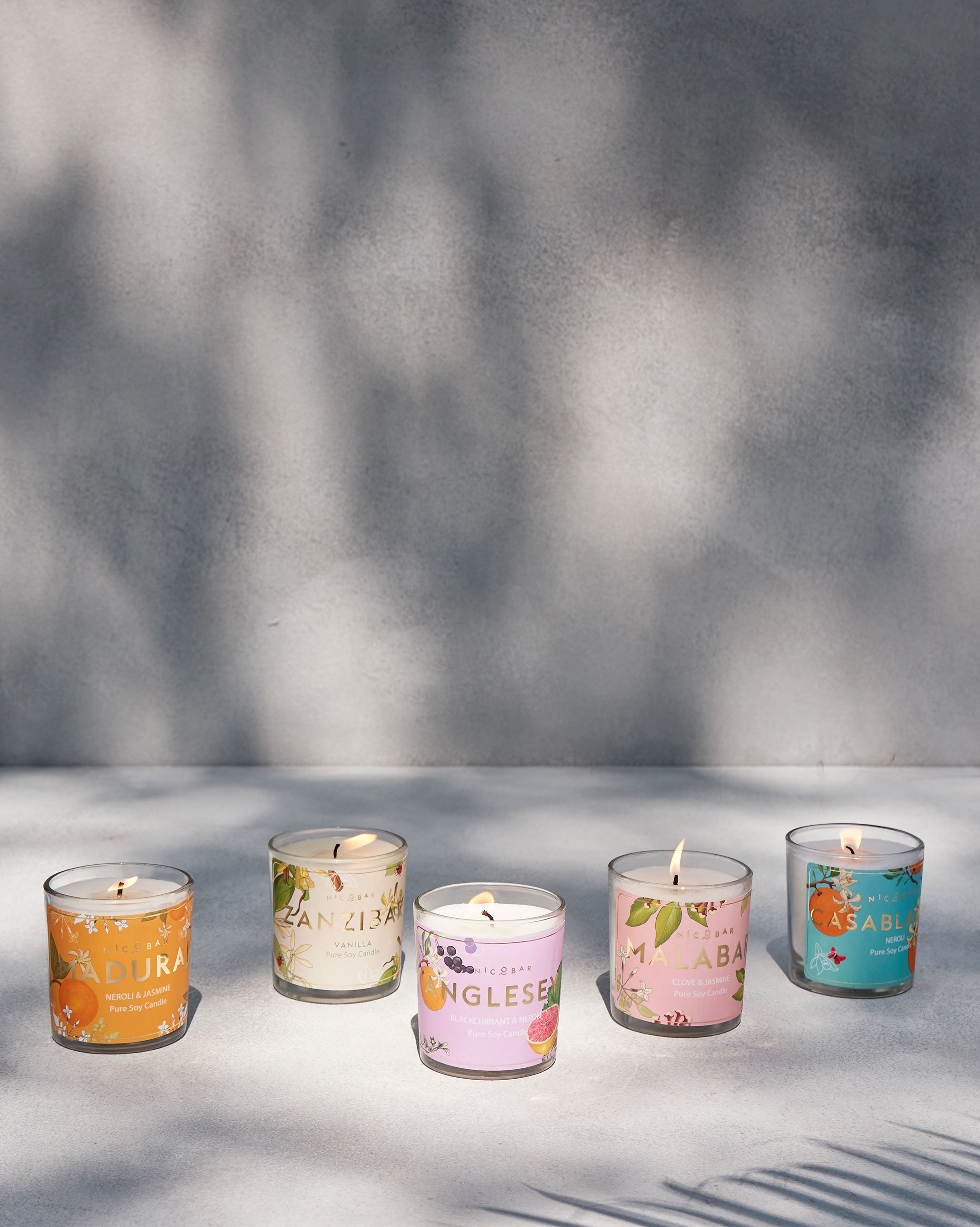 Jar Candles - Set of 5