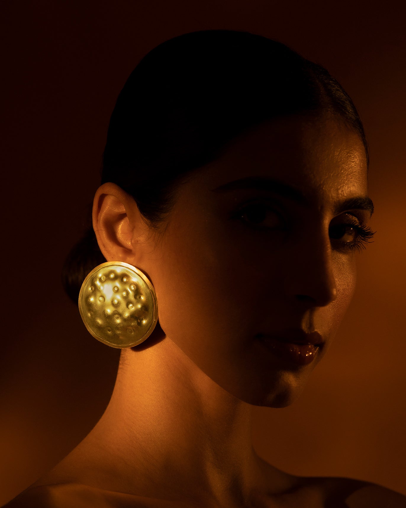 Placa Earrings - Gold
