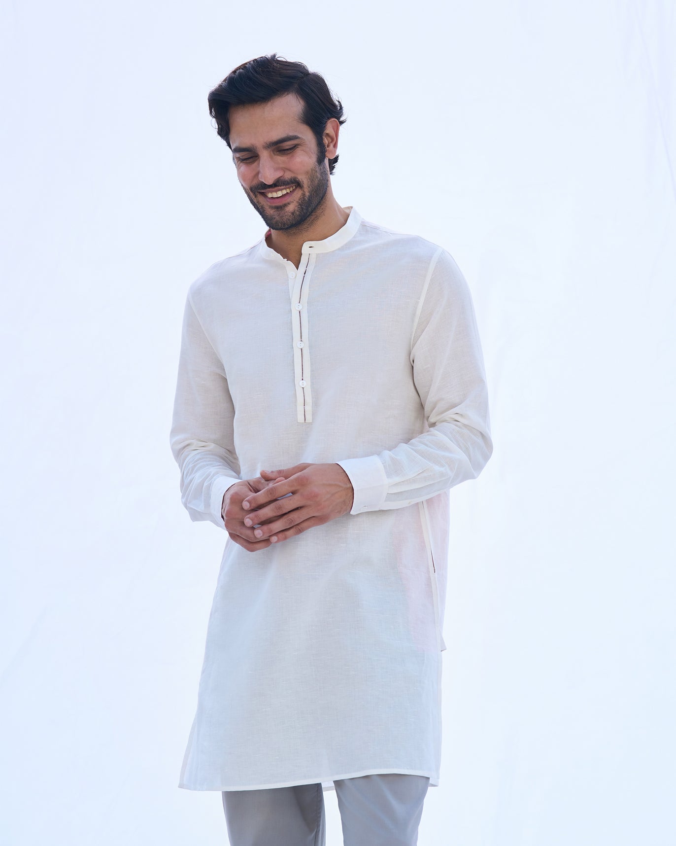 Chandni Chowk Kurta - Ivory