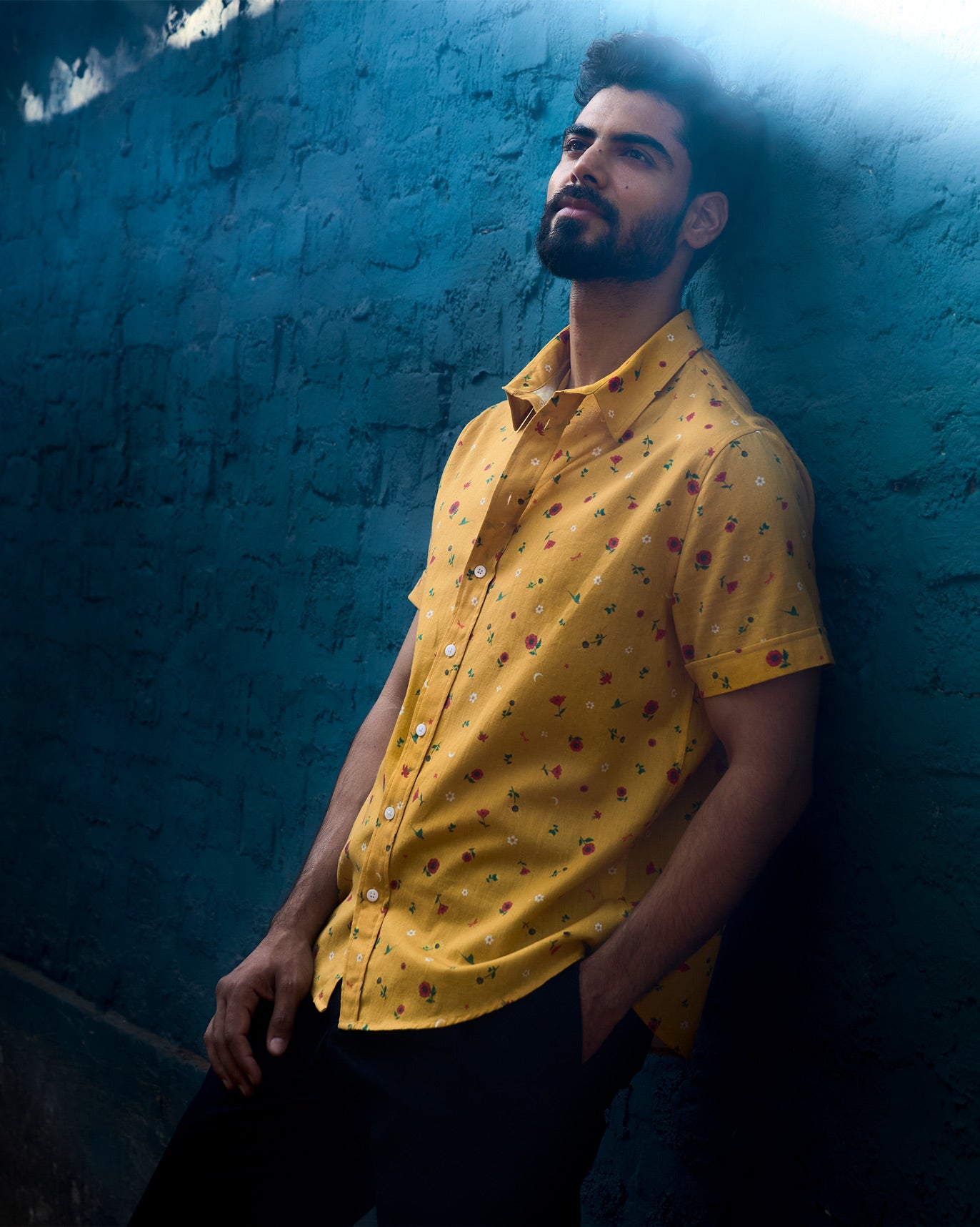 Half Sleeve Shirt - Ochre