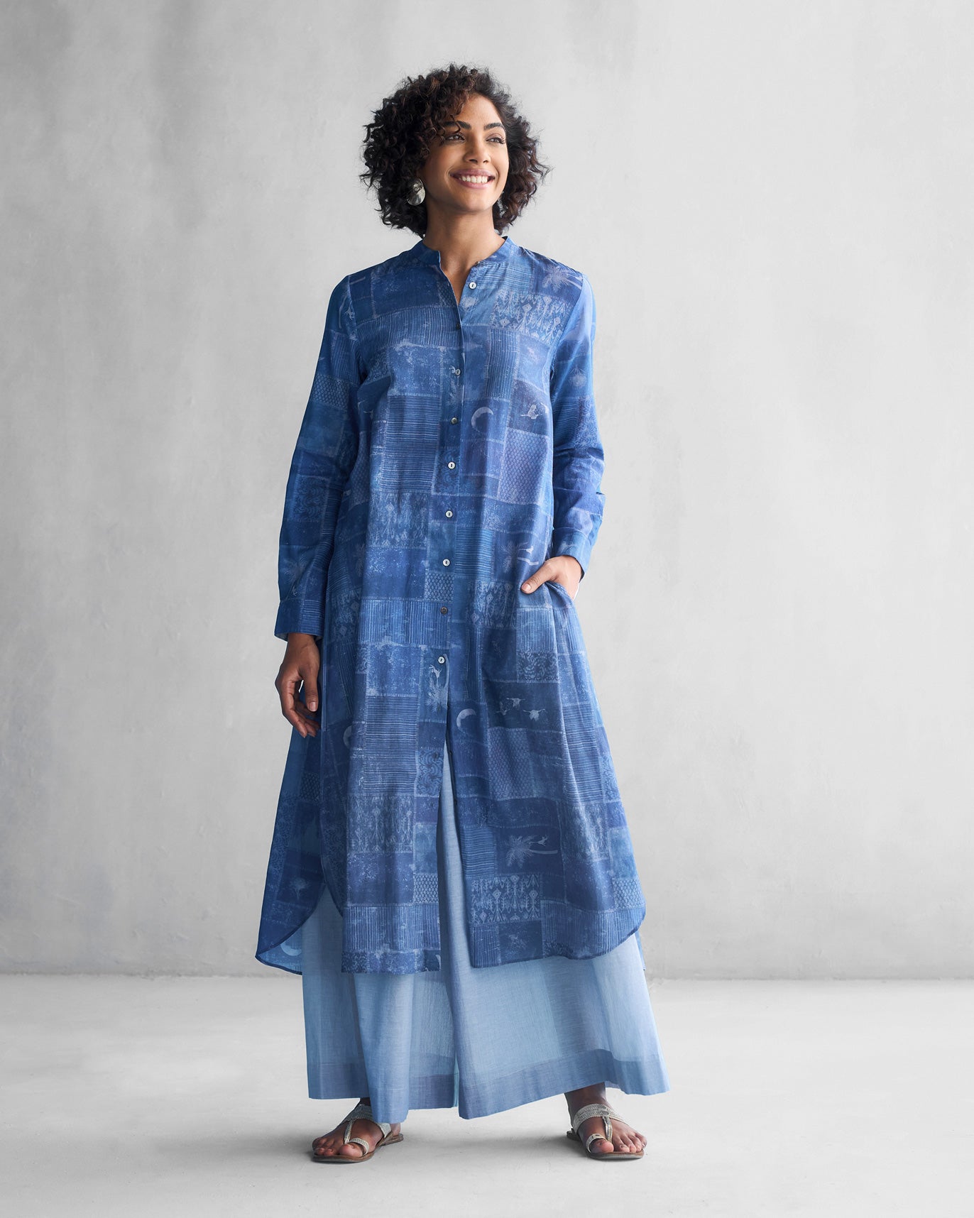 Good Opening Kurta - Navy