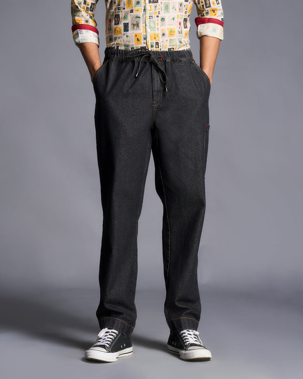 Baggy Pants - Charcoal – Nicobar
