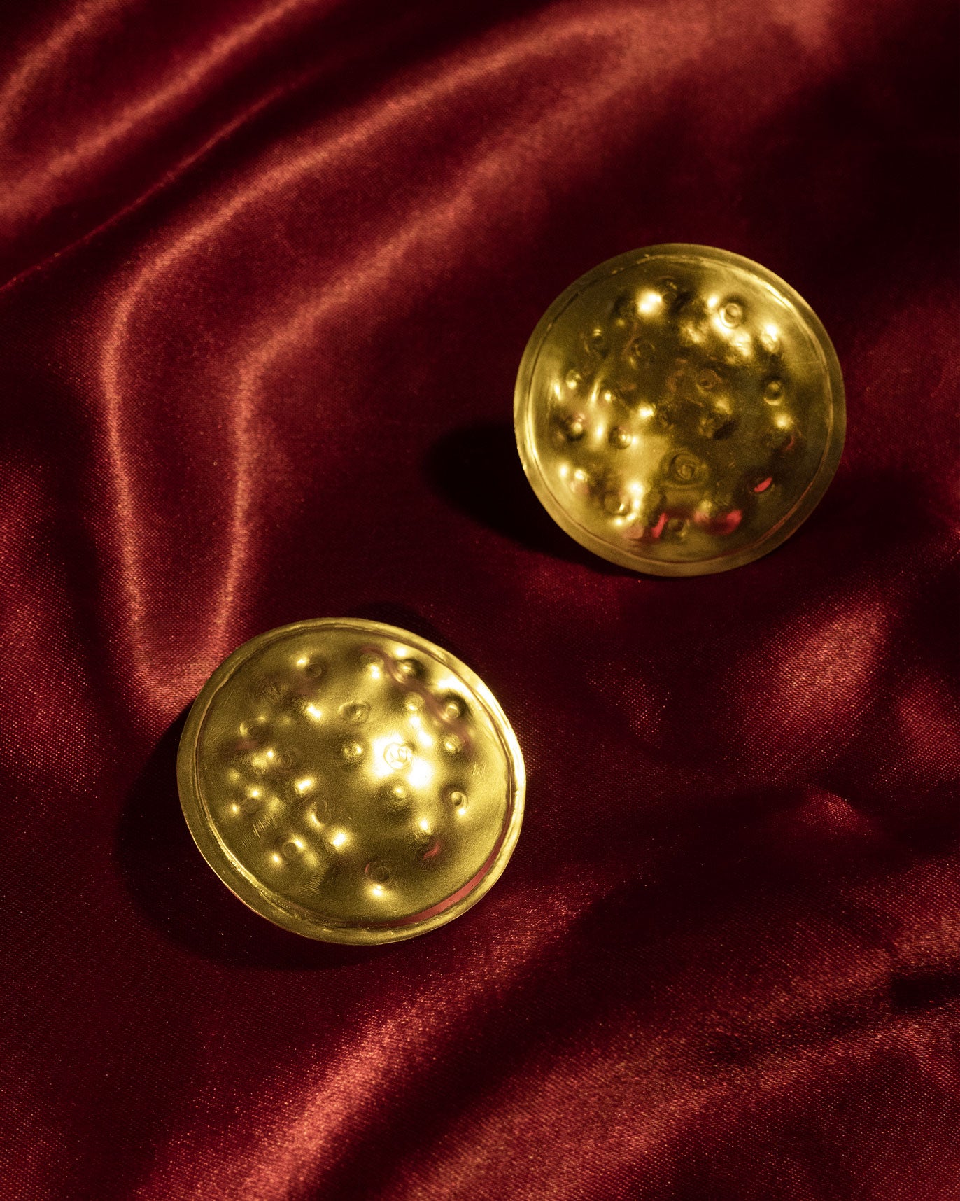 Placa Earrings - Gold