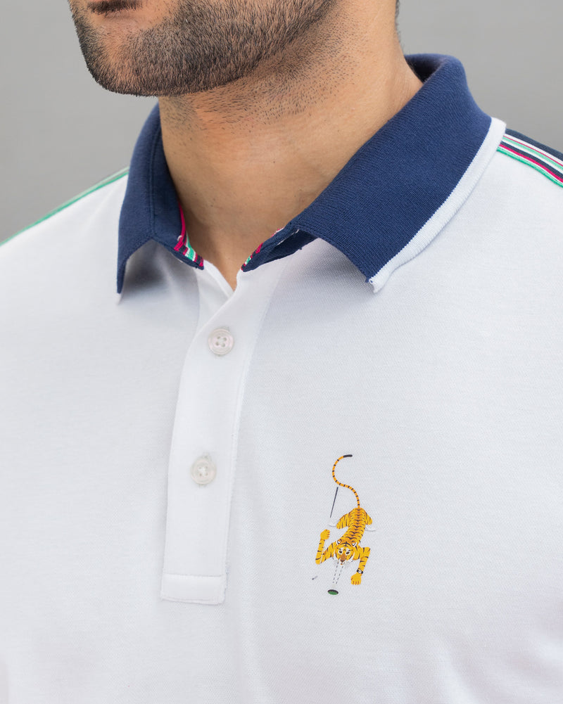 Golf Polo T-shirt - White