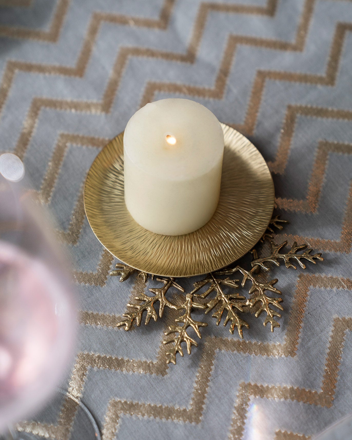 Pine Candle Stand