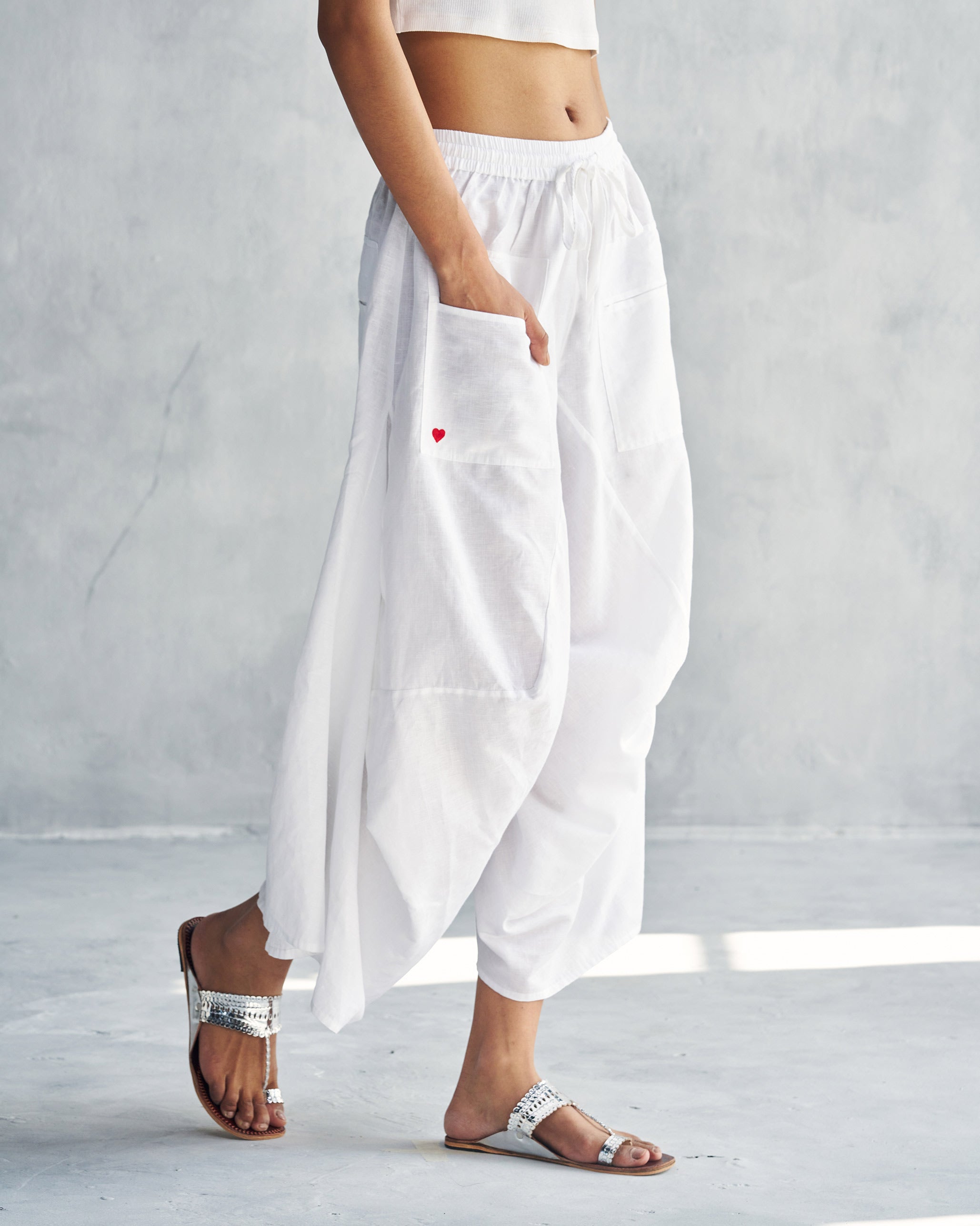 Yoka Trousers - White