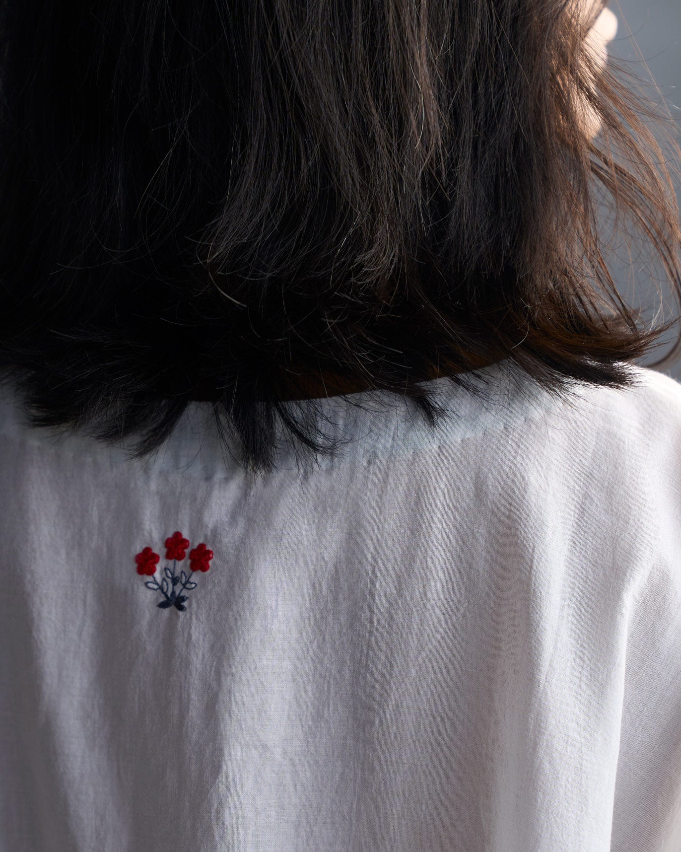 Boat Neck Top - White & Green