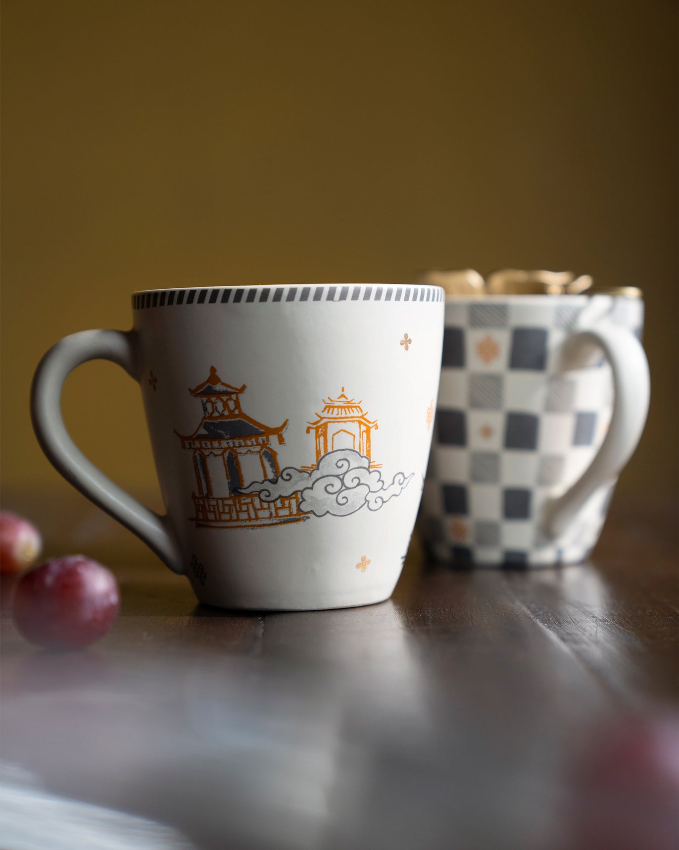 Pagoda Mugs (Set of 2)