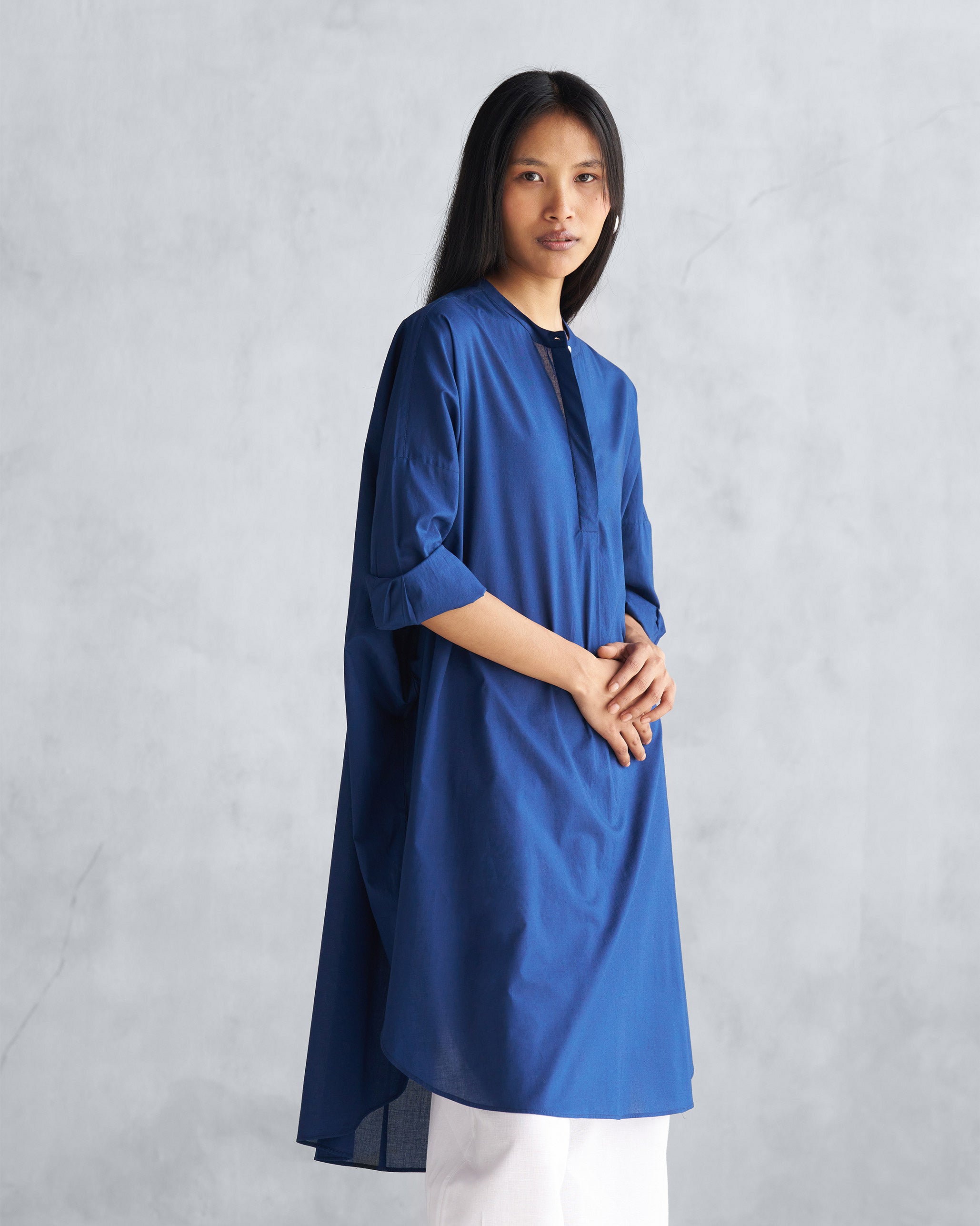 Lazy Sunday Tunic - Navy