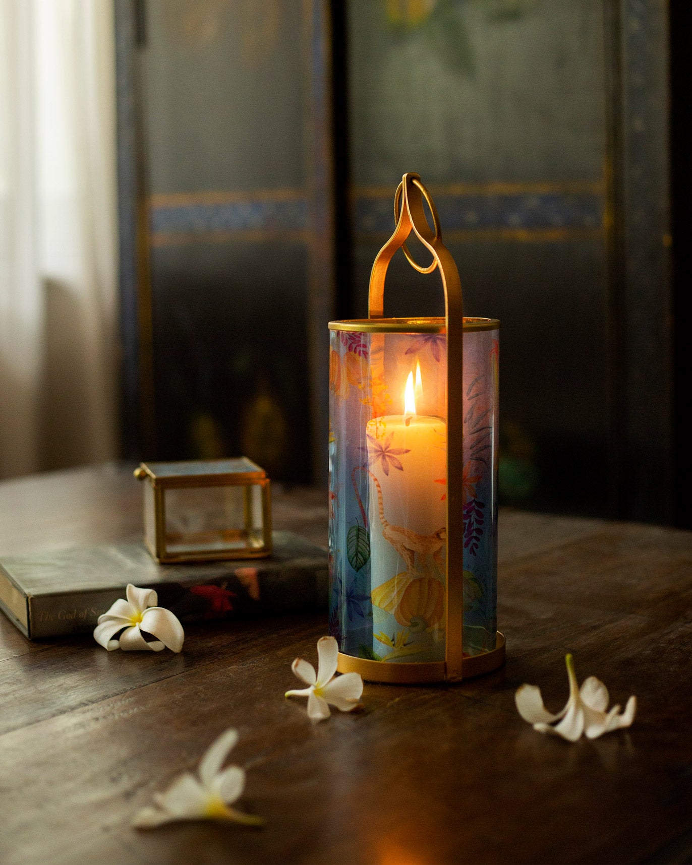 Cashew Print Lantern