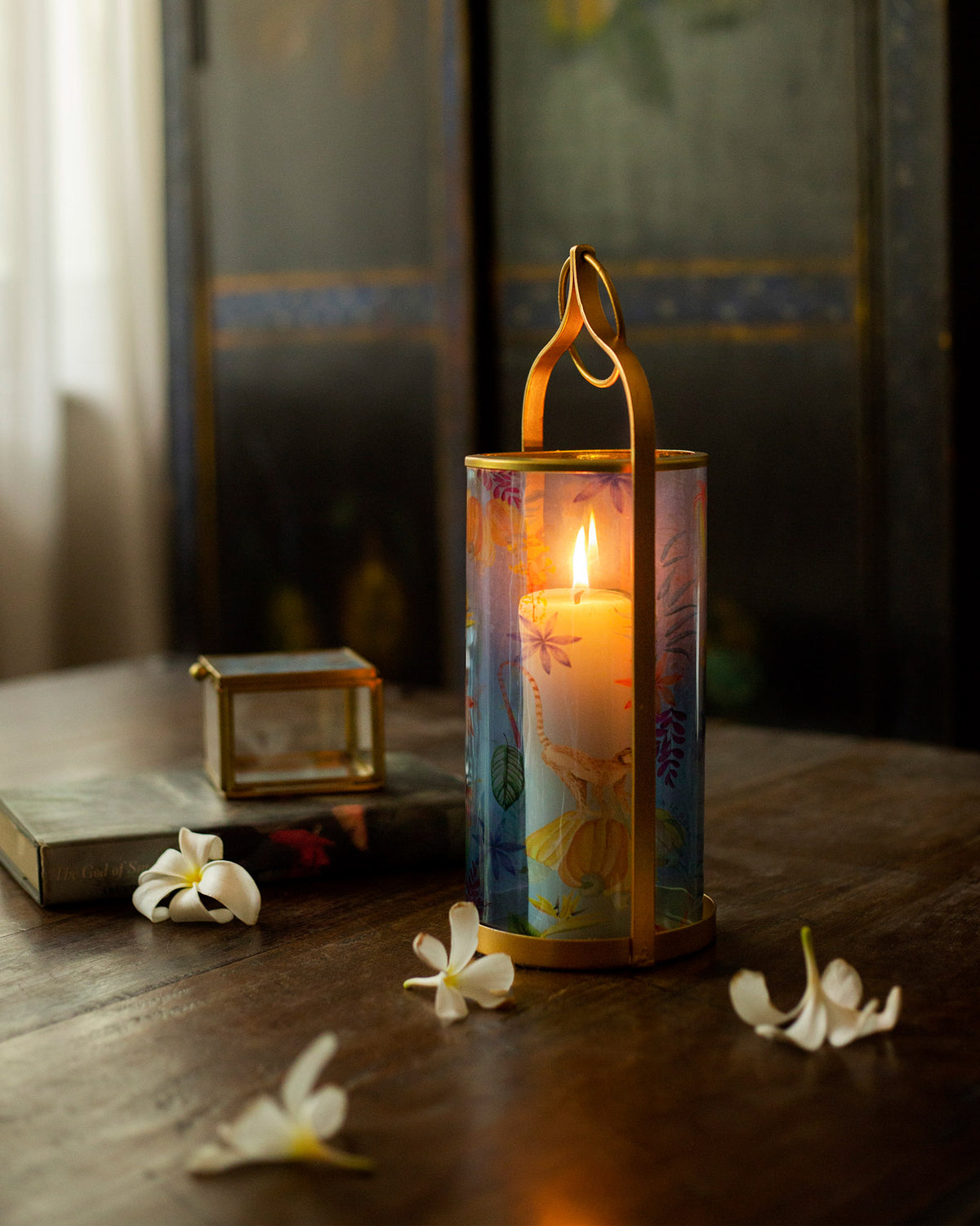 Cashew Print Lantern