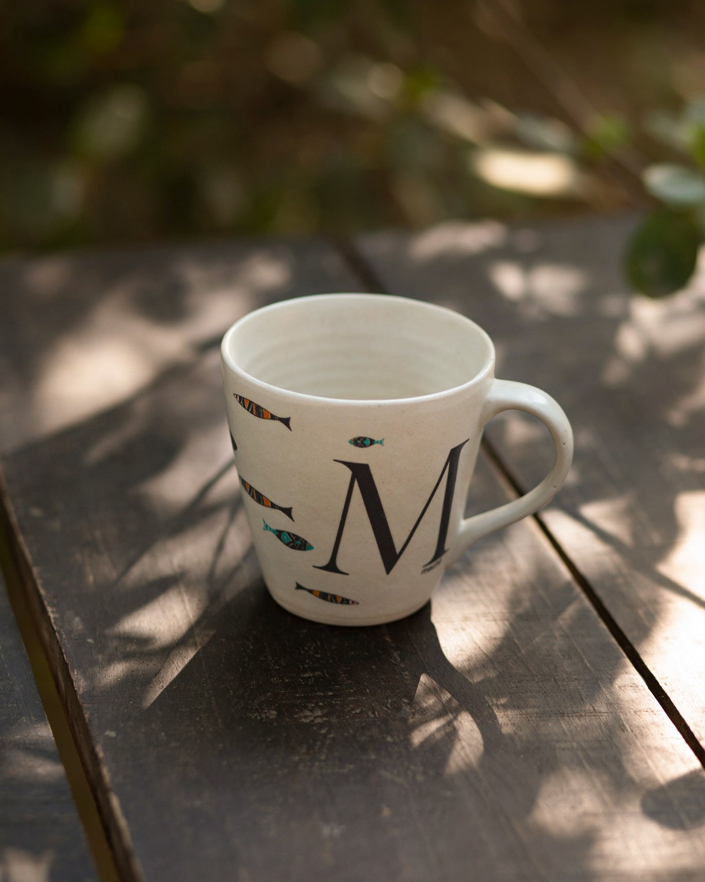 Alphabet M Mug - Stoneware