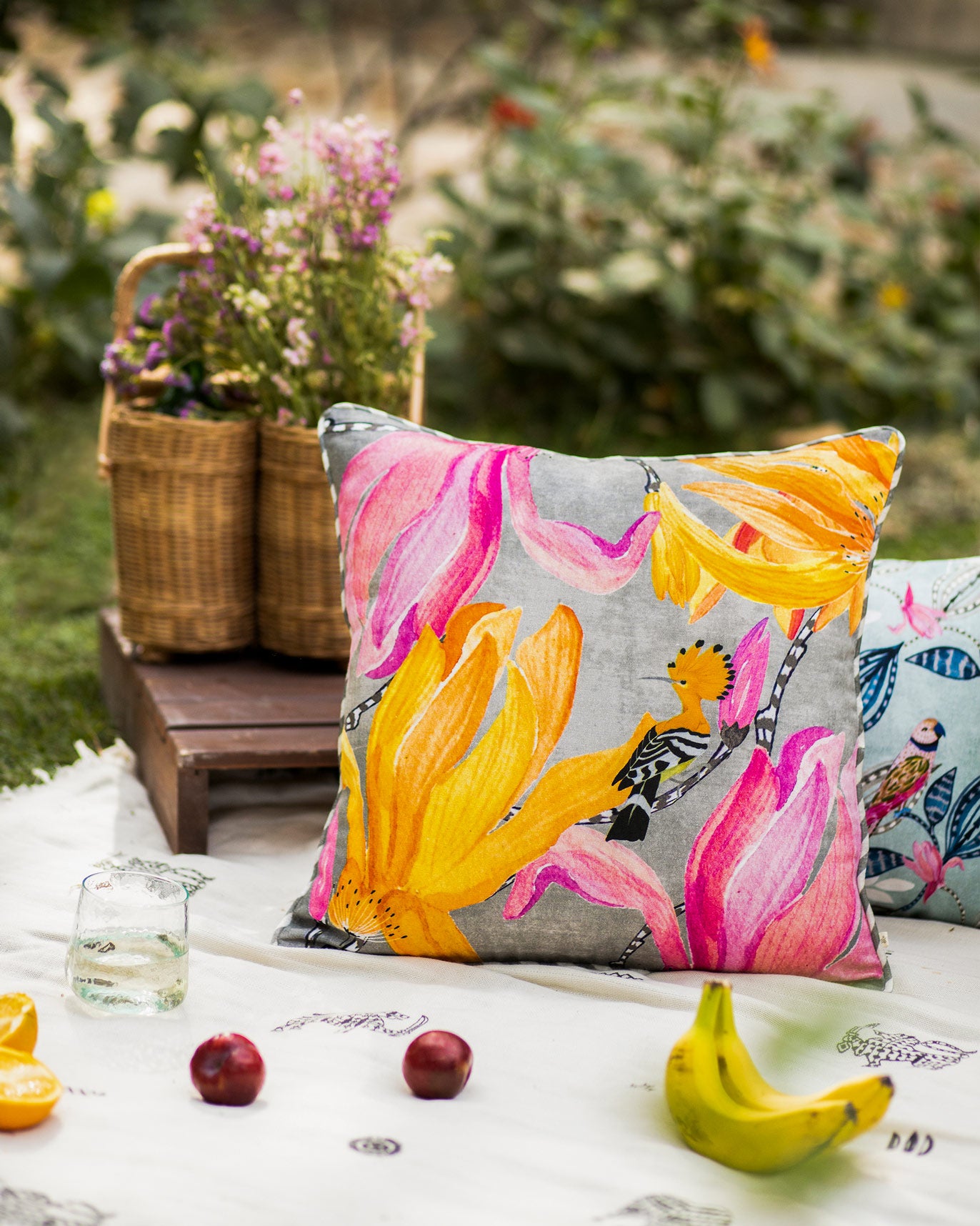 Hoopoe Cushion Cover