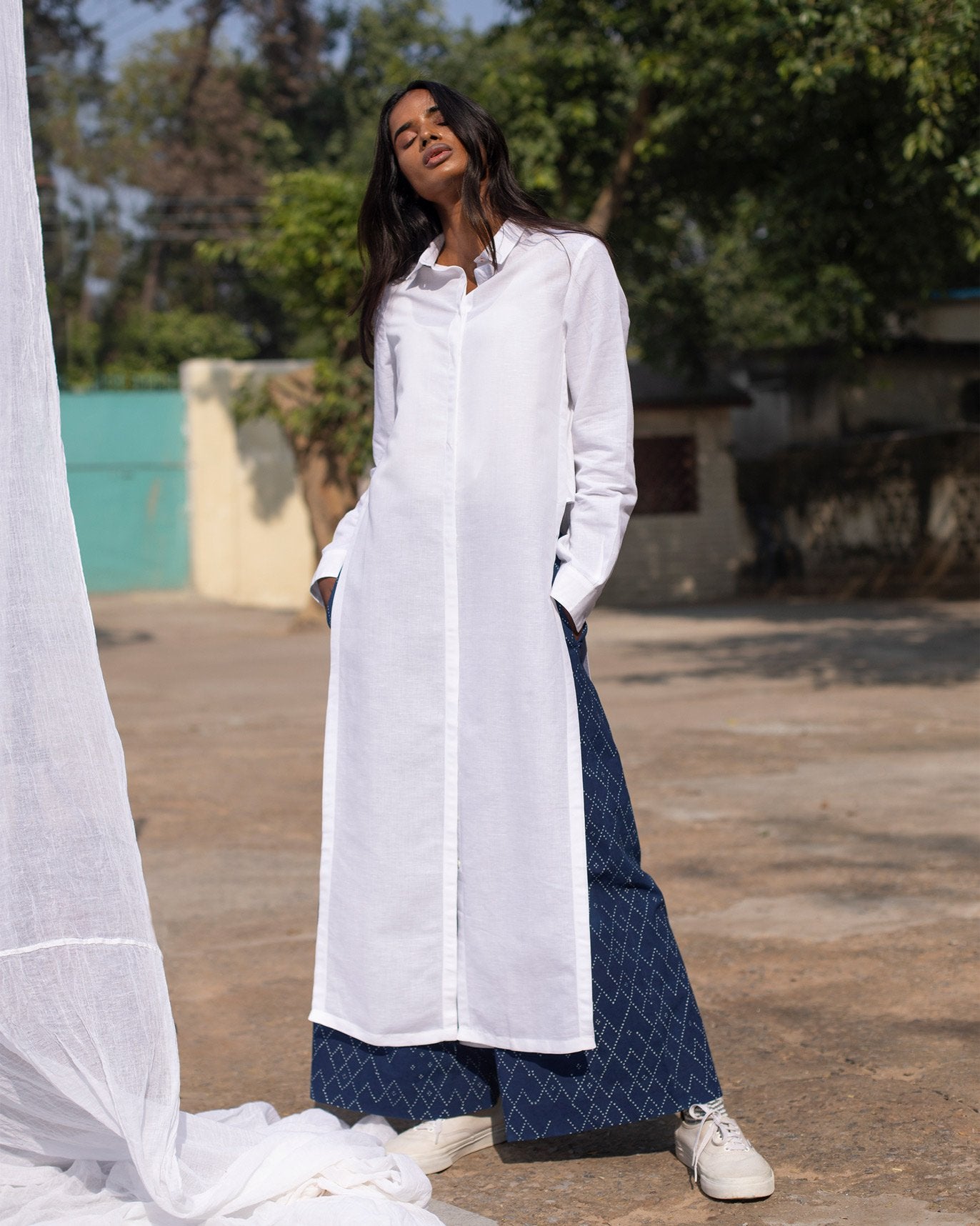 Many Moons Kurta - White