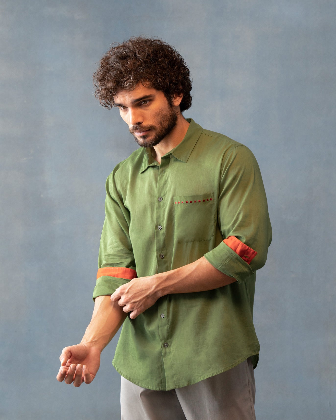 Zenith Shirt- Moss Green