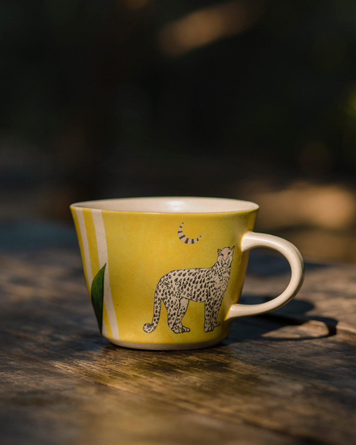 Leopard Soup Mug