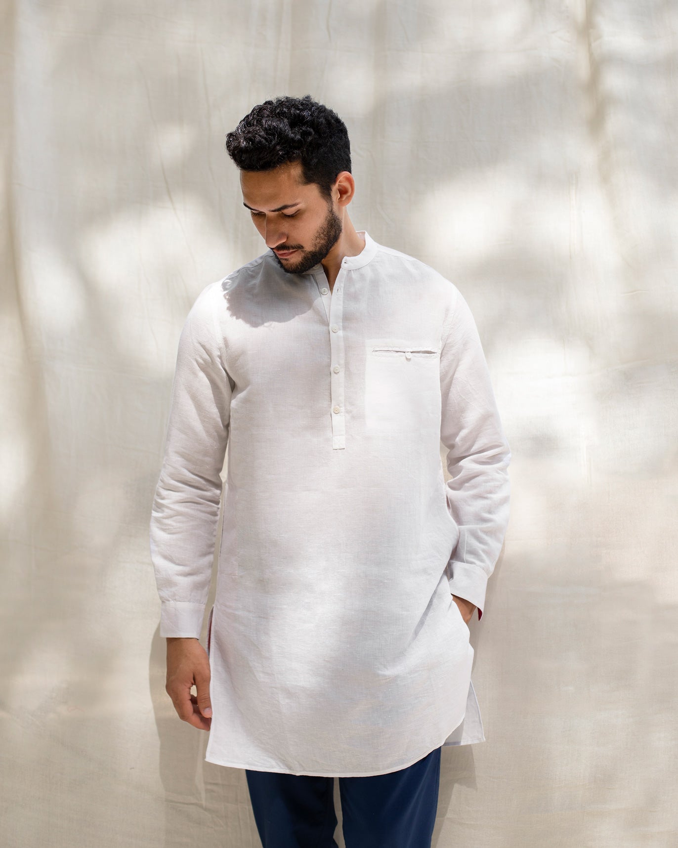 Pondicherry Kurta - White