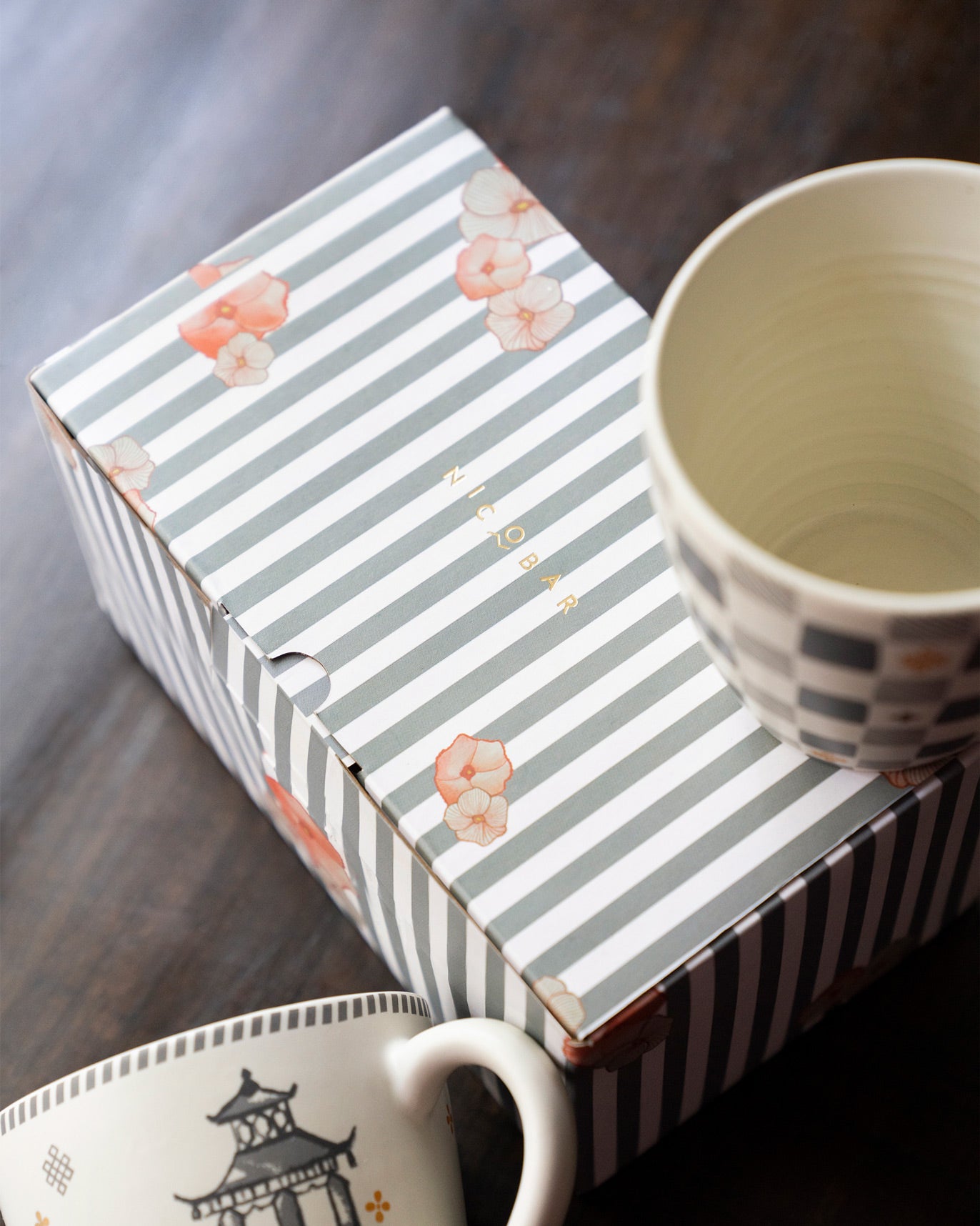 Pagoda Mugs (Set of 2)