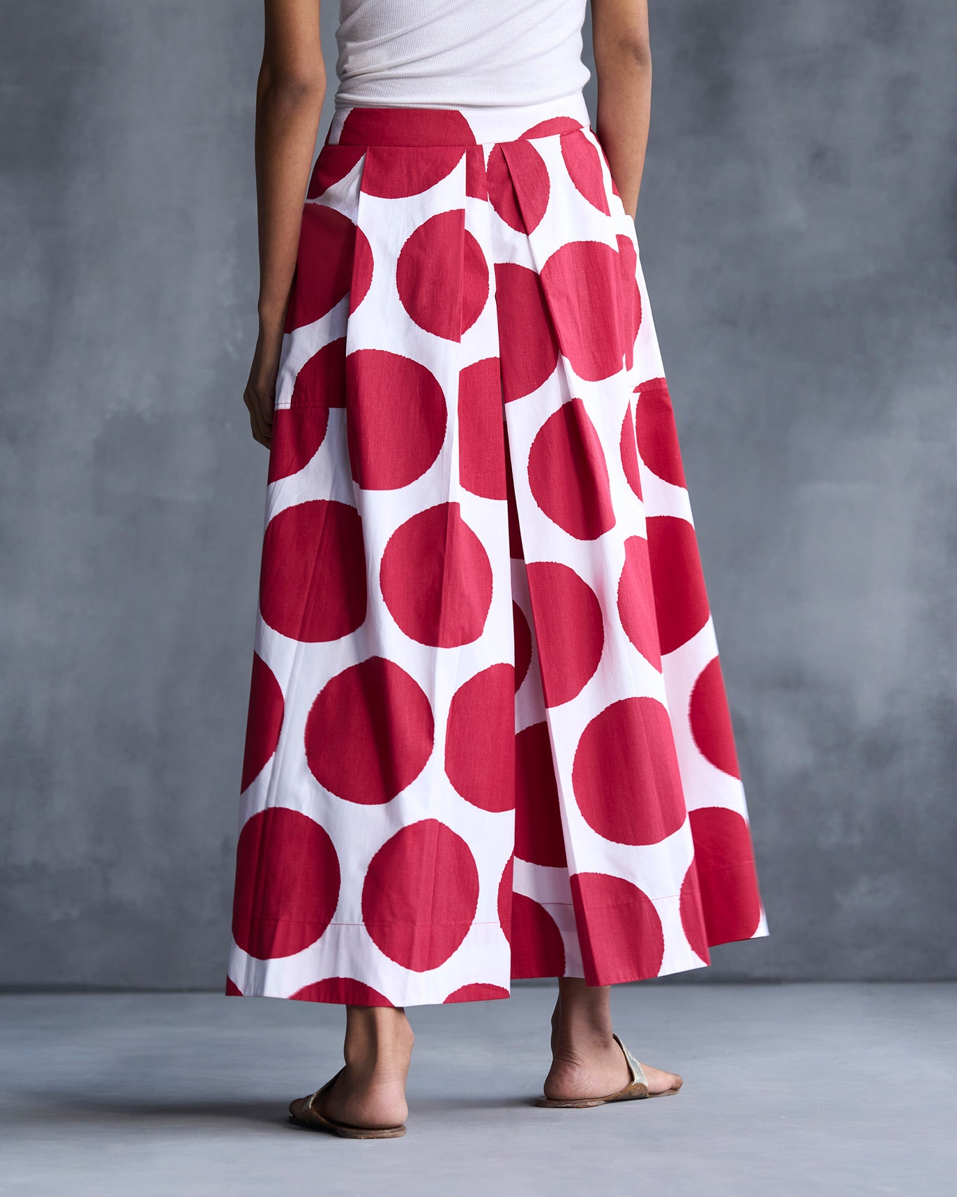 Polka Skorts - Red & White