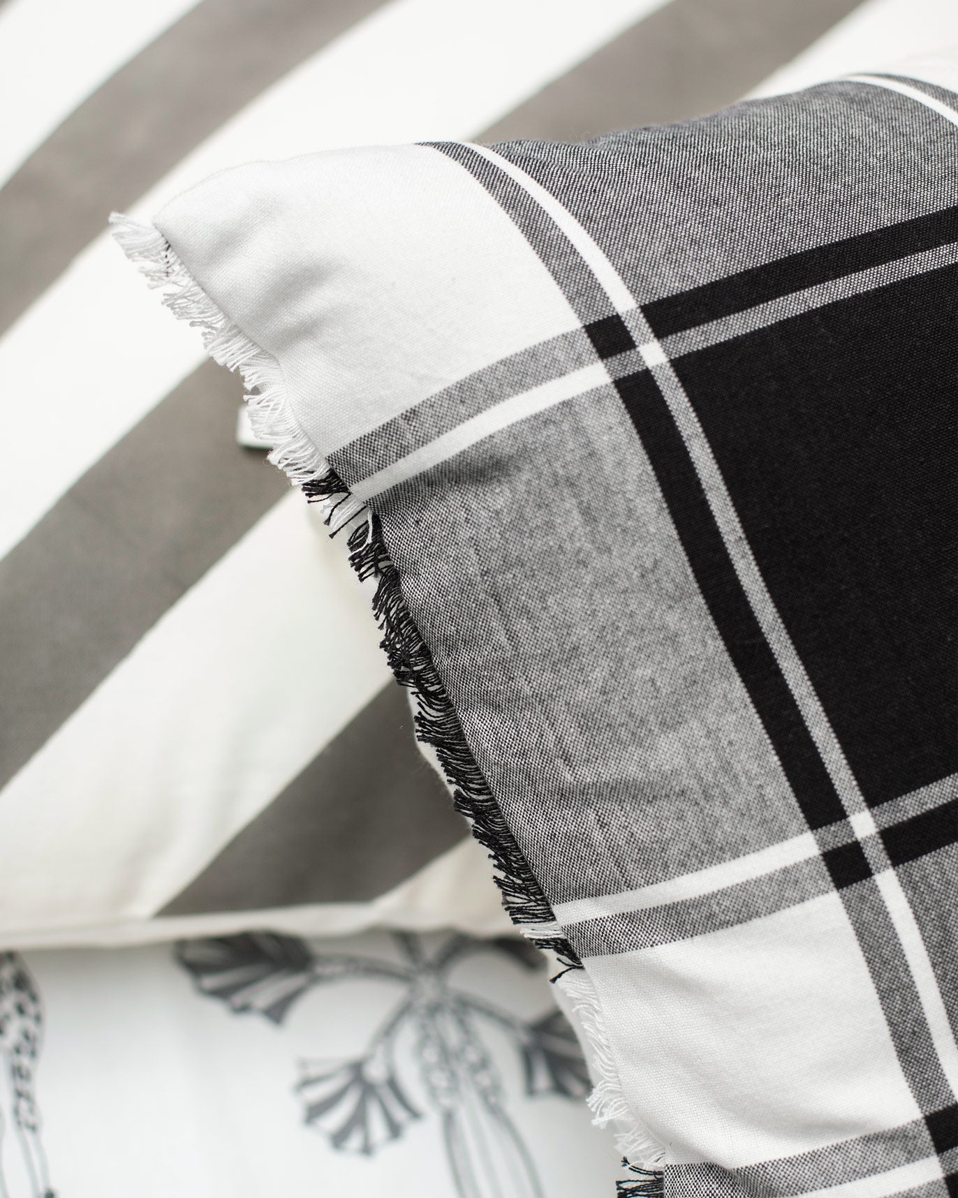 Gingham Cushion Cover