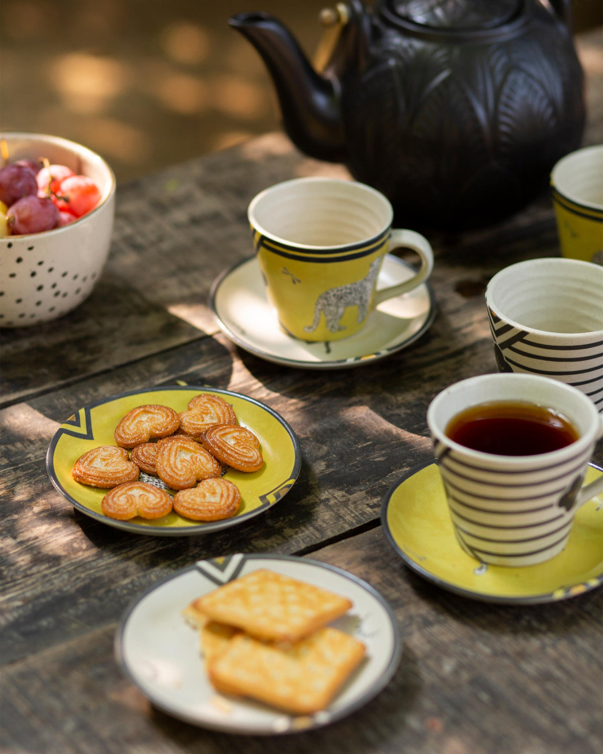Leopard Tea Plates (Set of 4)