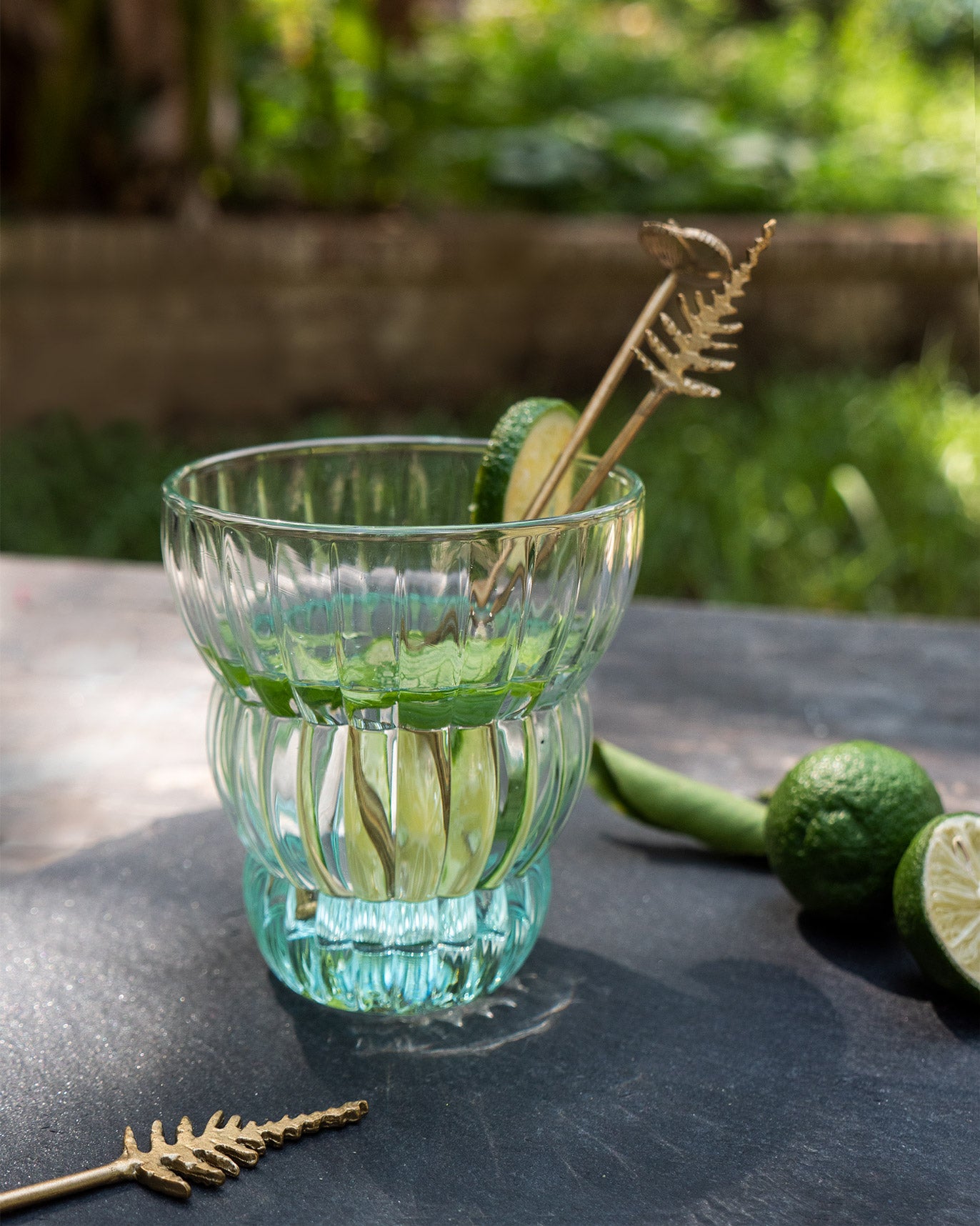 Marina Stackable Glass - Mint