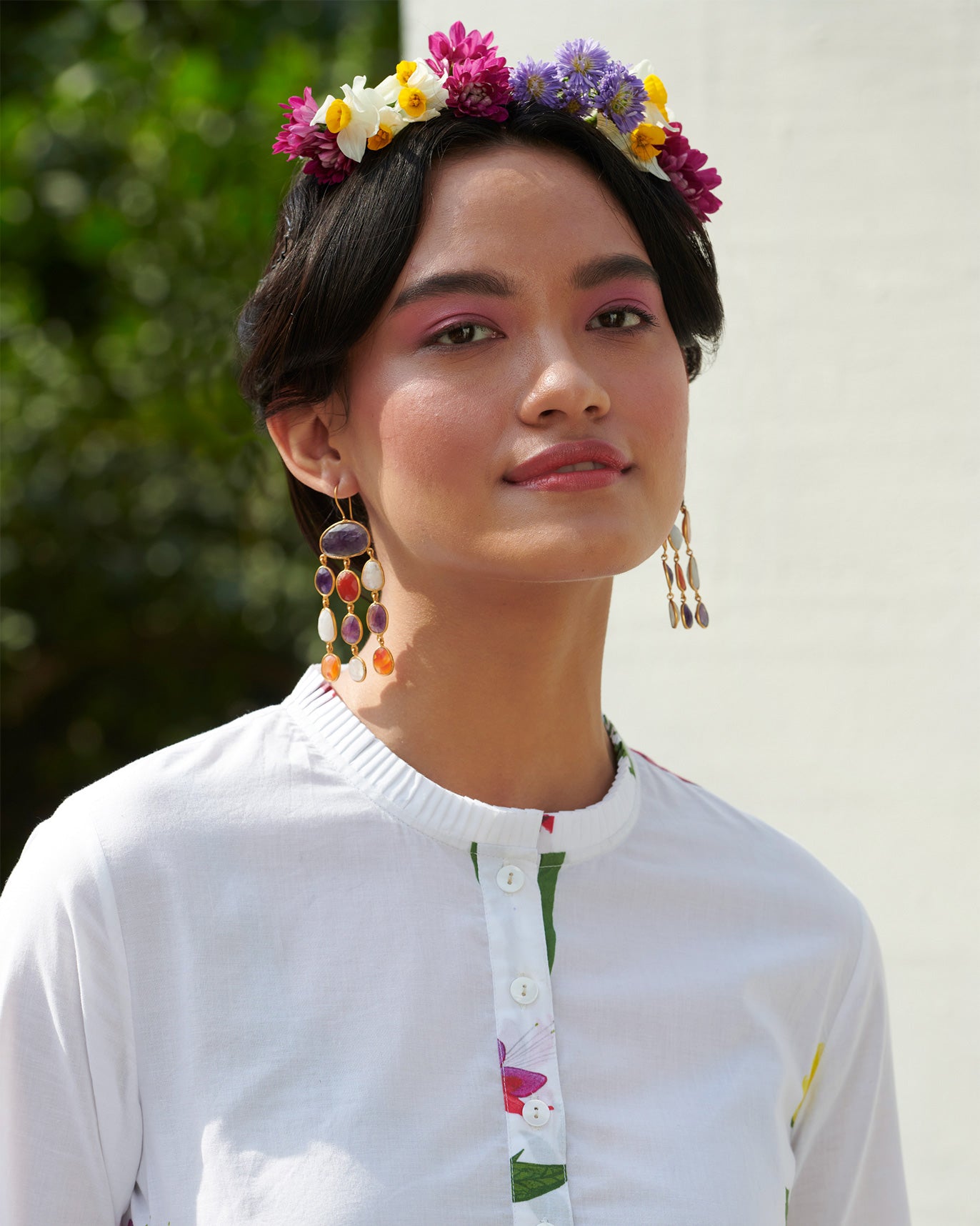 Pleat-Front Kurta - Multi