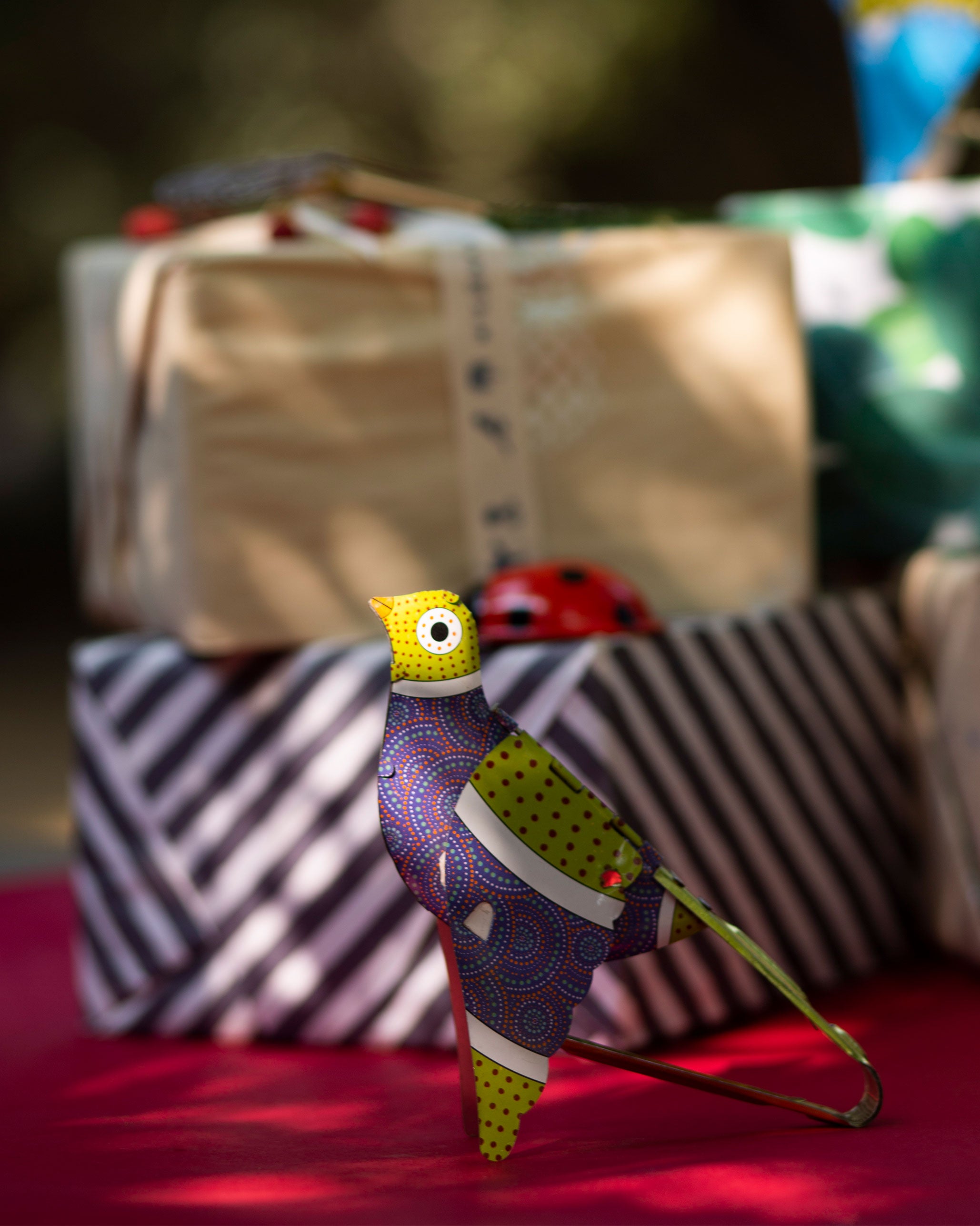 Whistling Sparrow - Purple