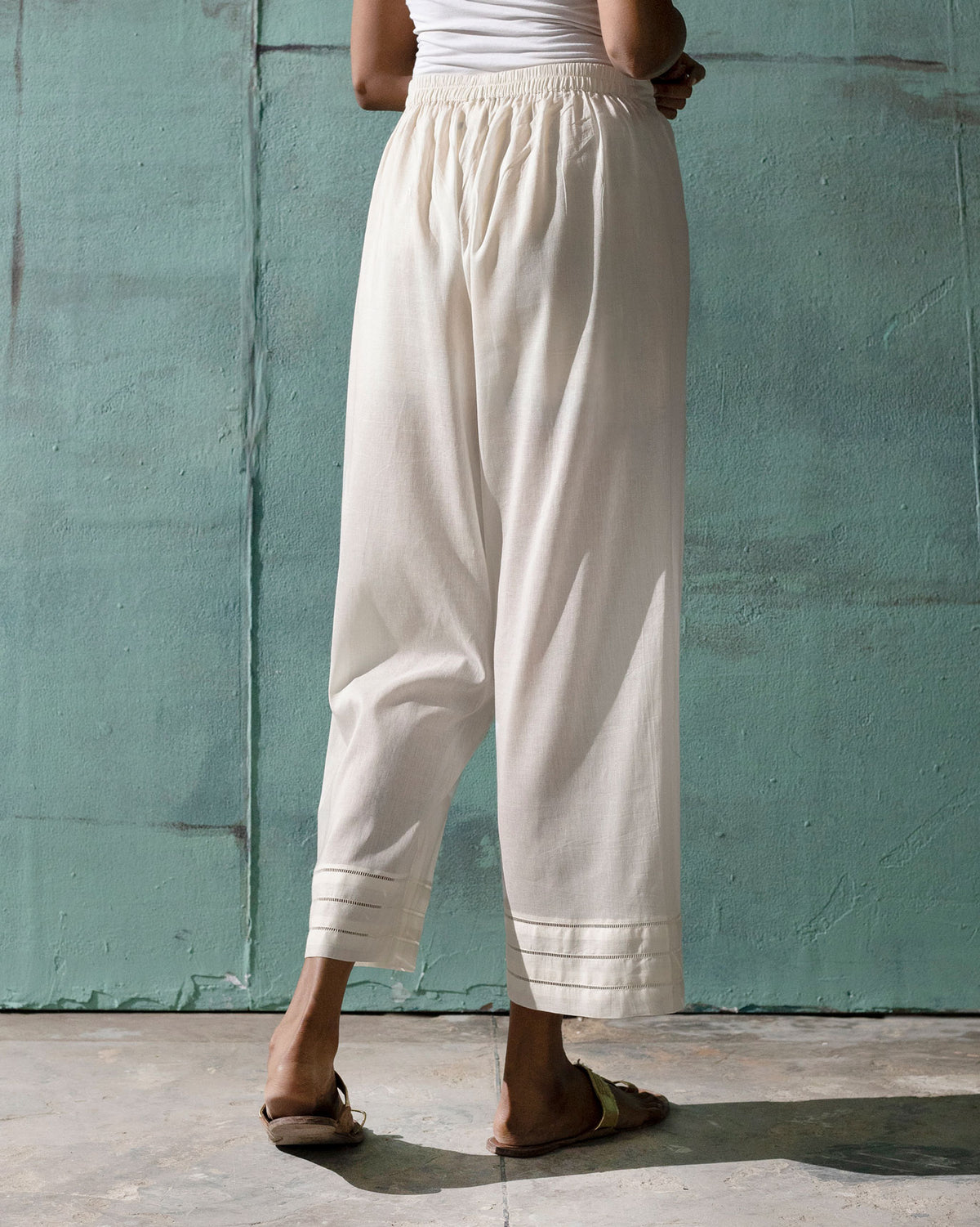 Stitch Pants - Ivory