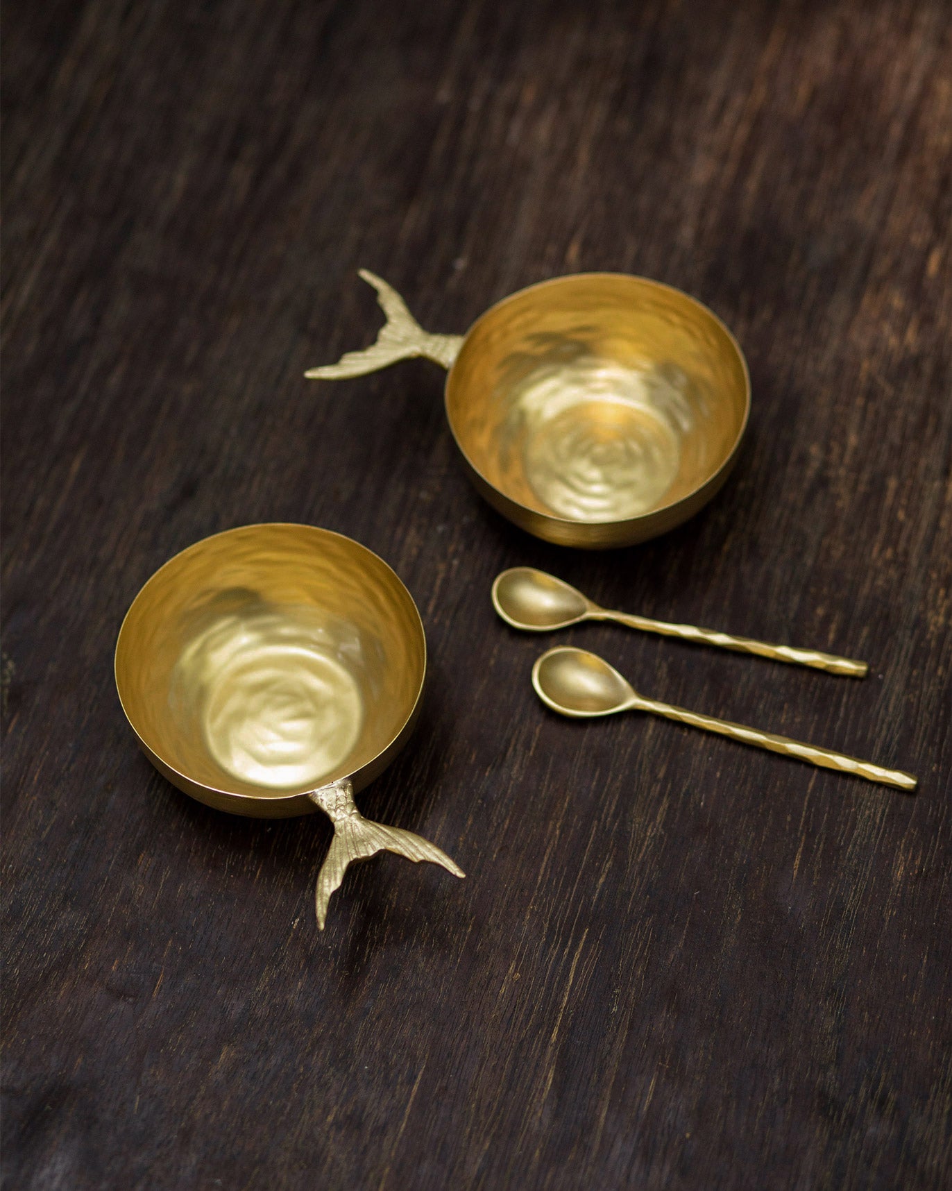 Marina Nut Bowls with spoons