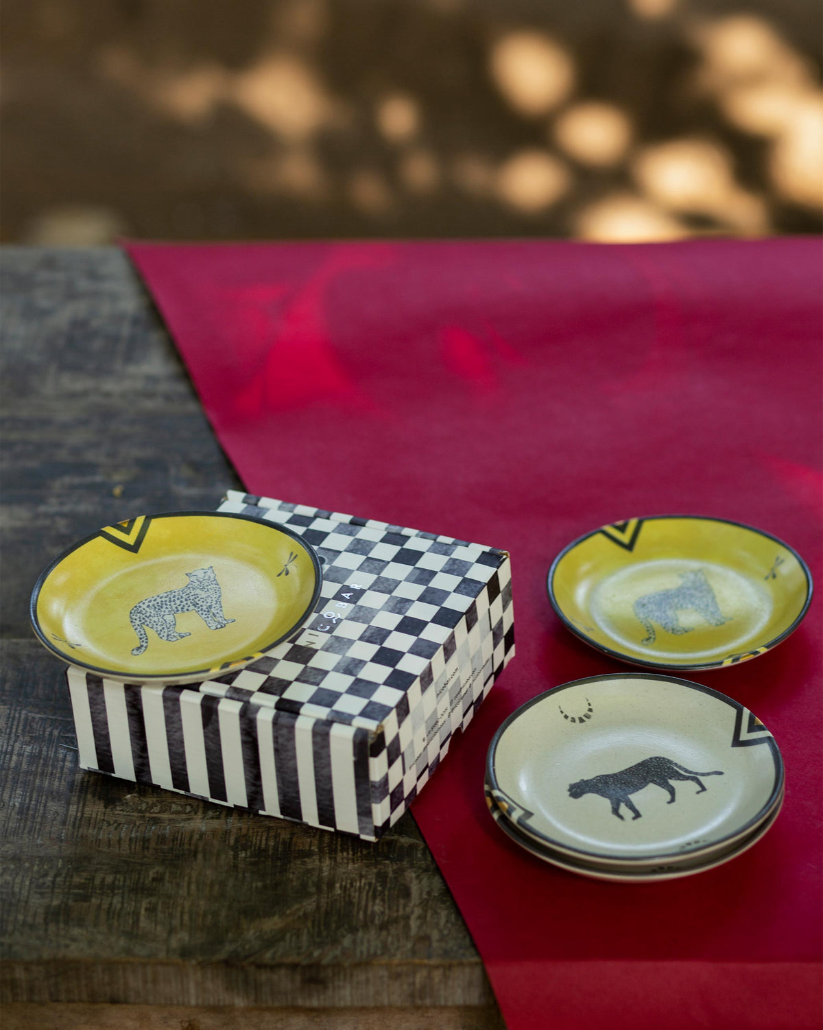 Leopard Tea Plates (Set of 4)