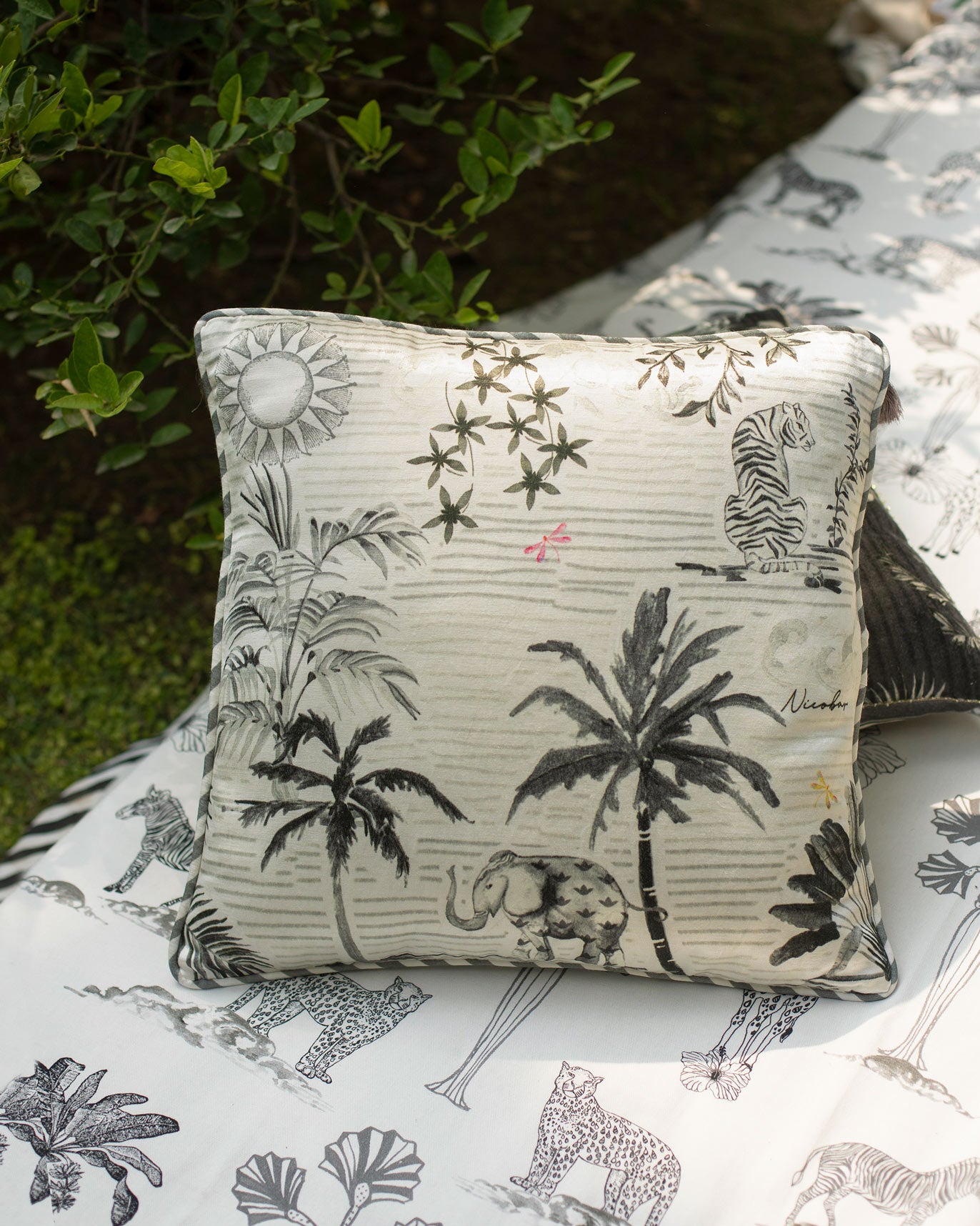 Periyar Cushion Cover - Ivory