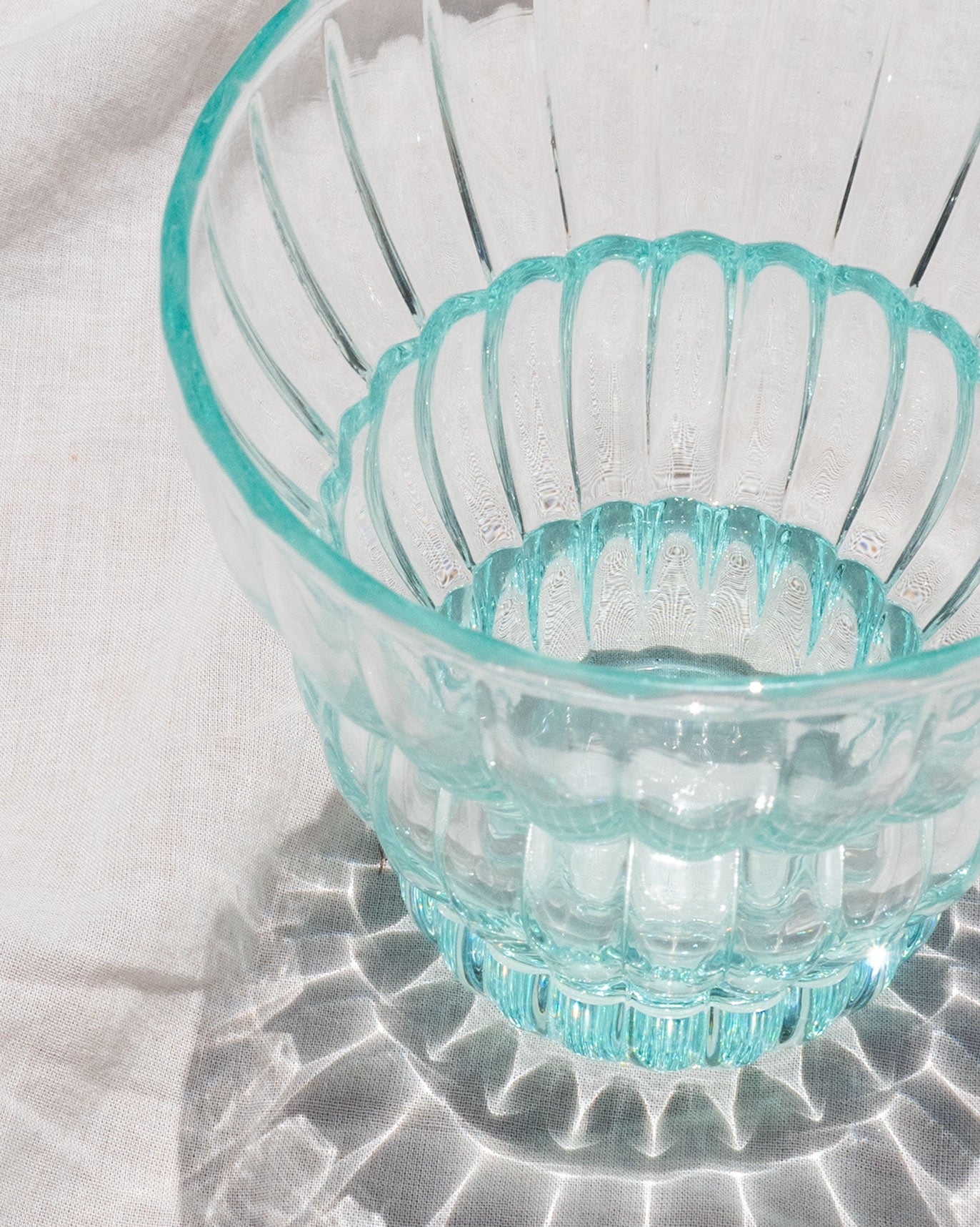 Marina Stackable Glass - Mint